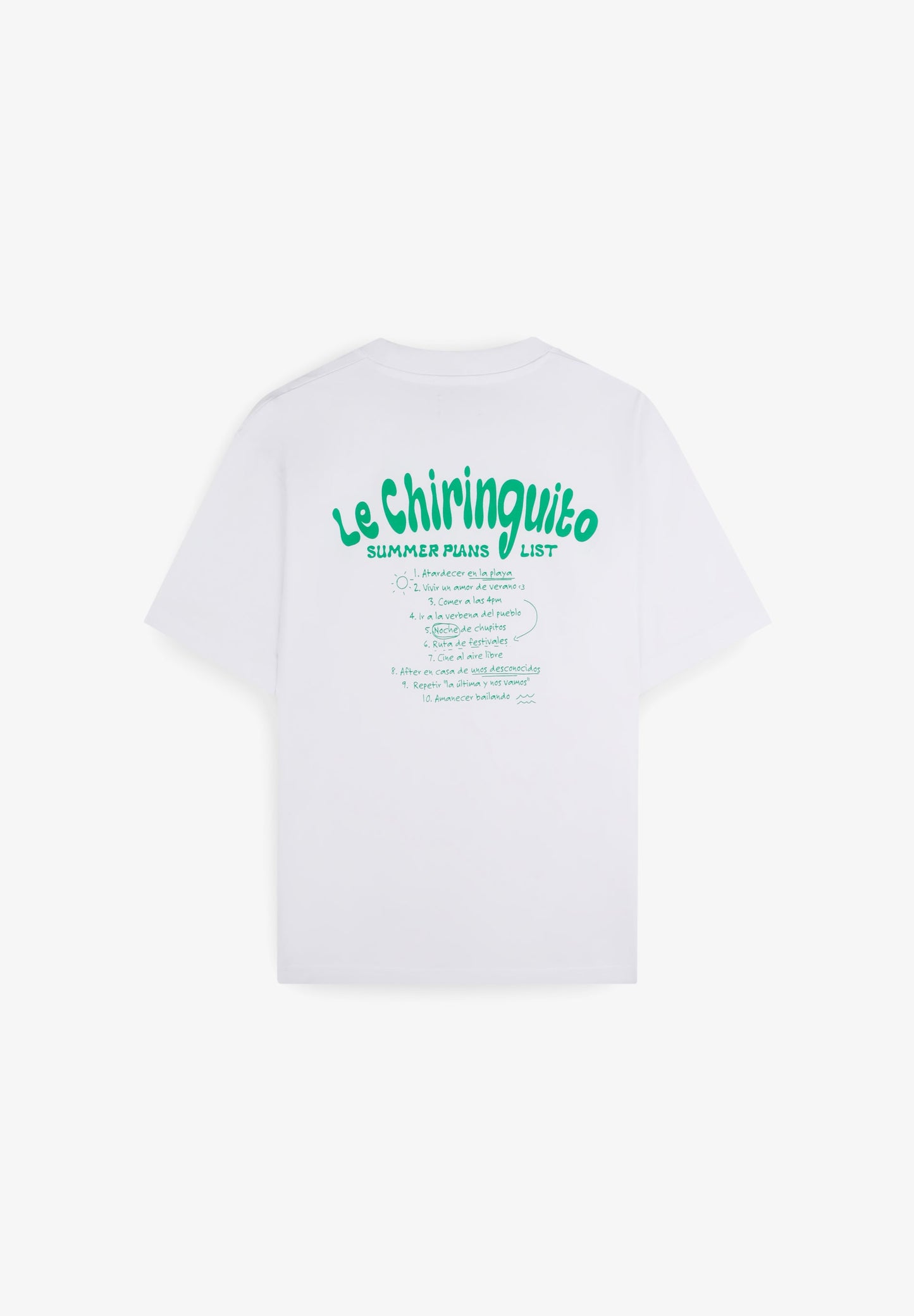 T-SHIRT COM PADRÃO ATRÁS | LE CHIRINGUITO