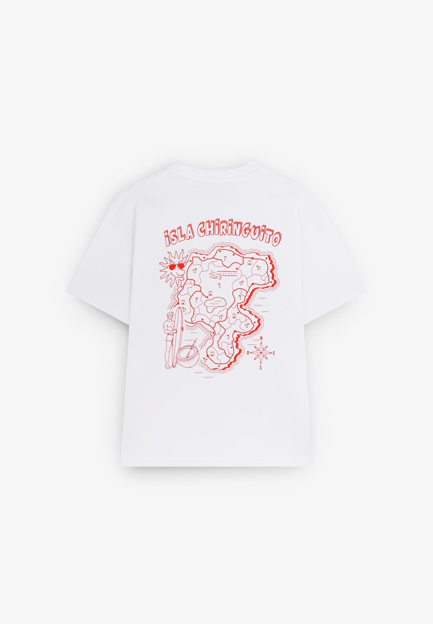 T-SHIRT COM PADRÃO ATRÁS | LE CHIRINGUITO