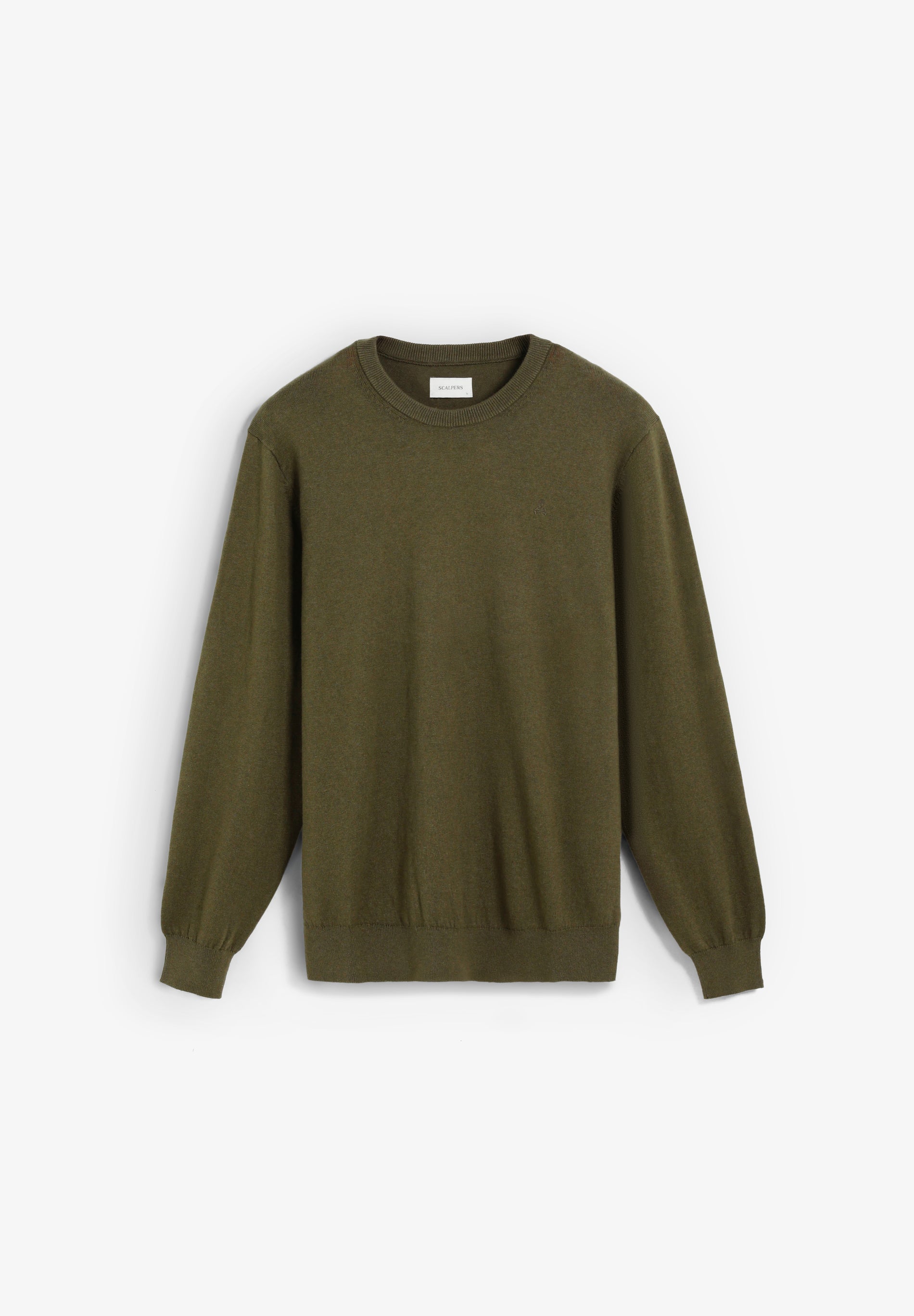 SWEATER DE MALHA MANGA COMPRIDA ALGODÃO