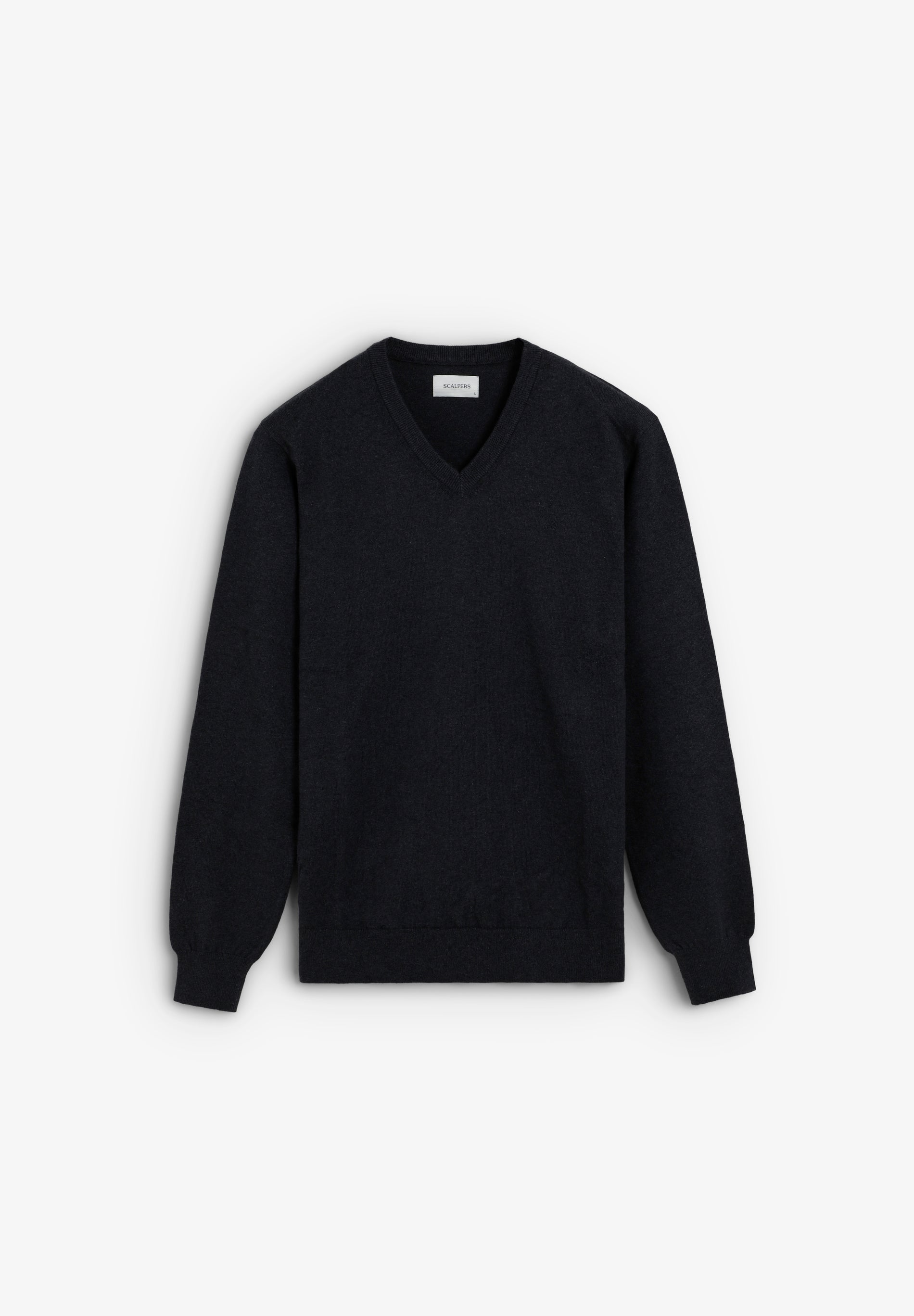 SWEATER DE MALHA COM DECOTE EM V ALGODÃO