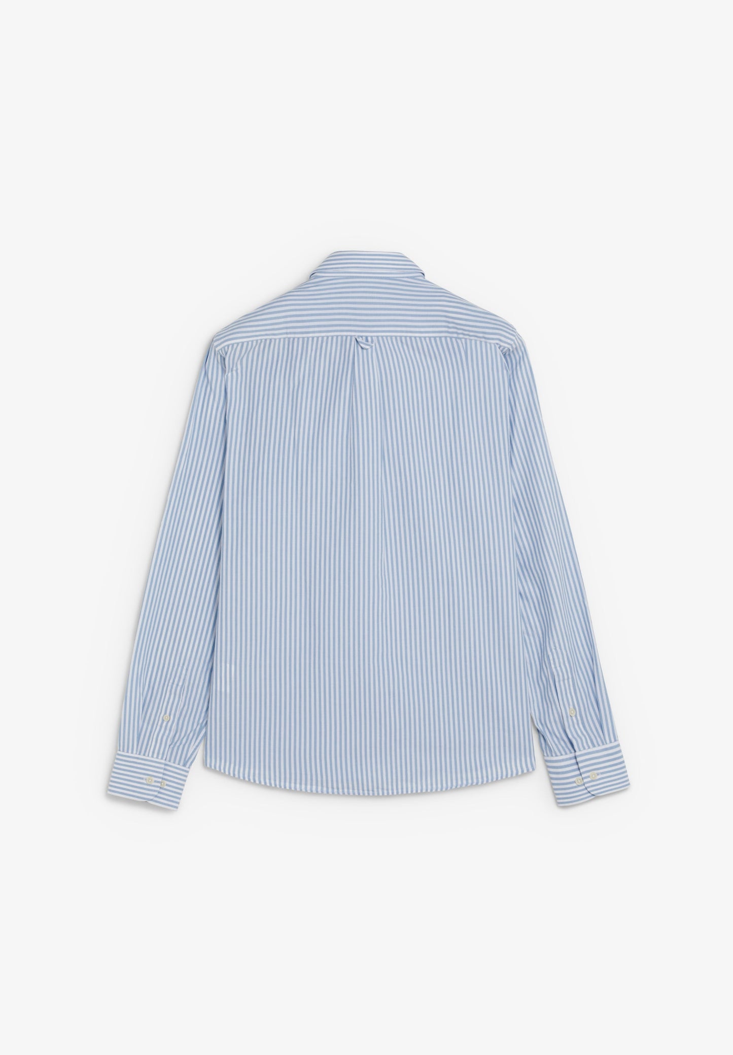 CAMISA ÀS RISCAS C/ LOGÓTIPO BORDADO