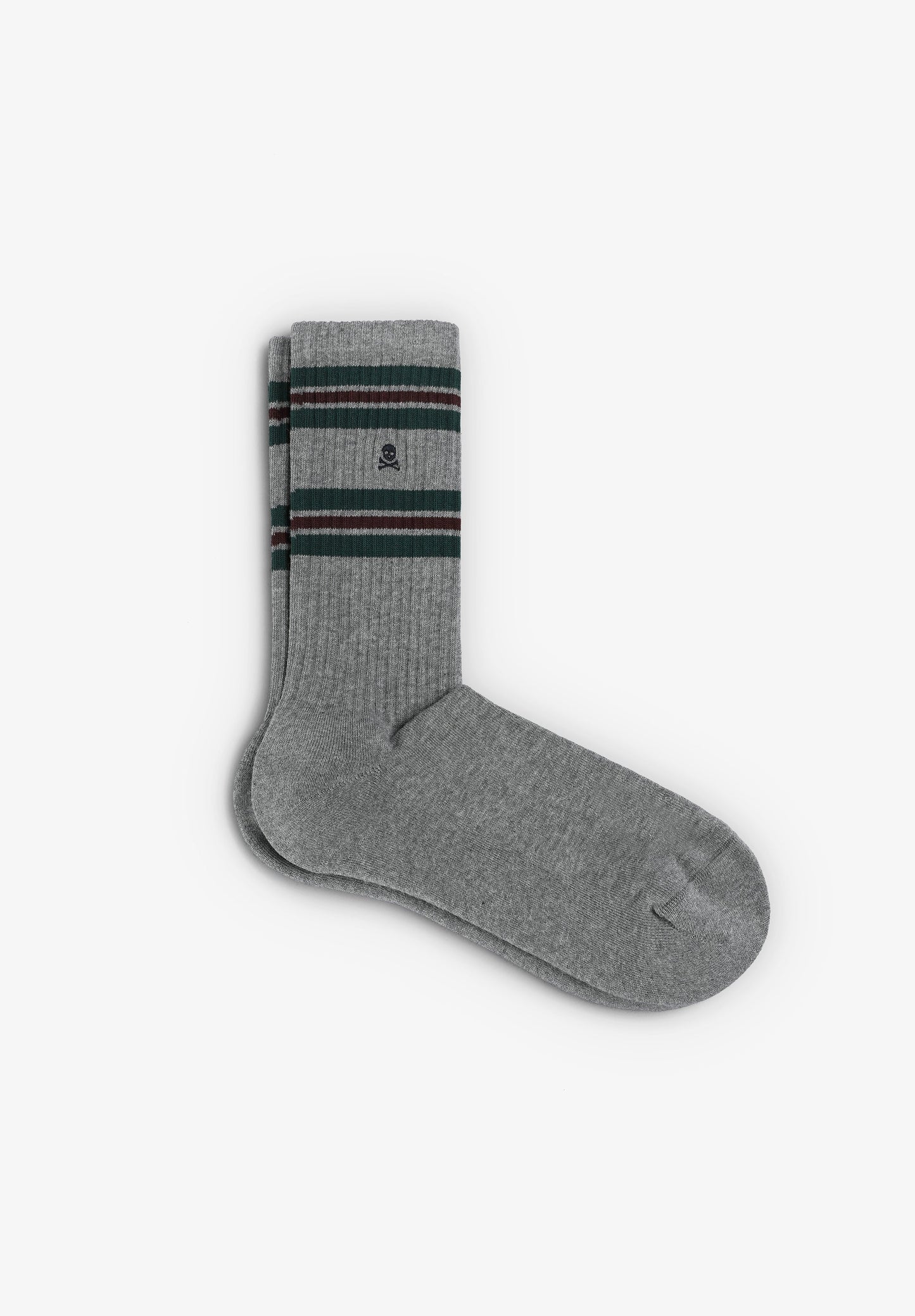 MEIAS EM CONTRASTE COM SKULL