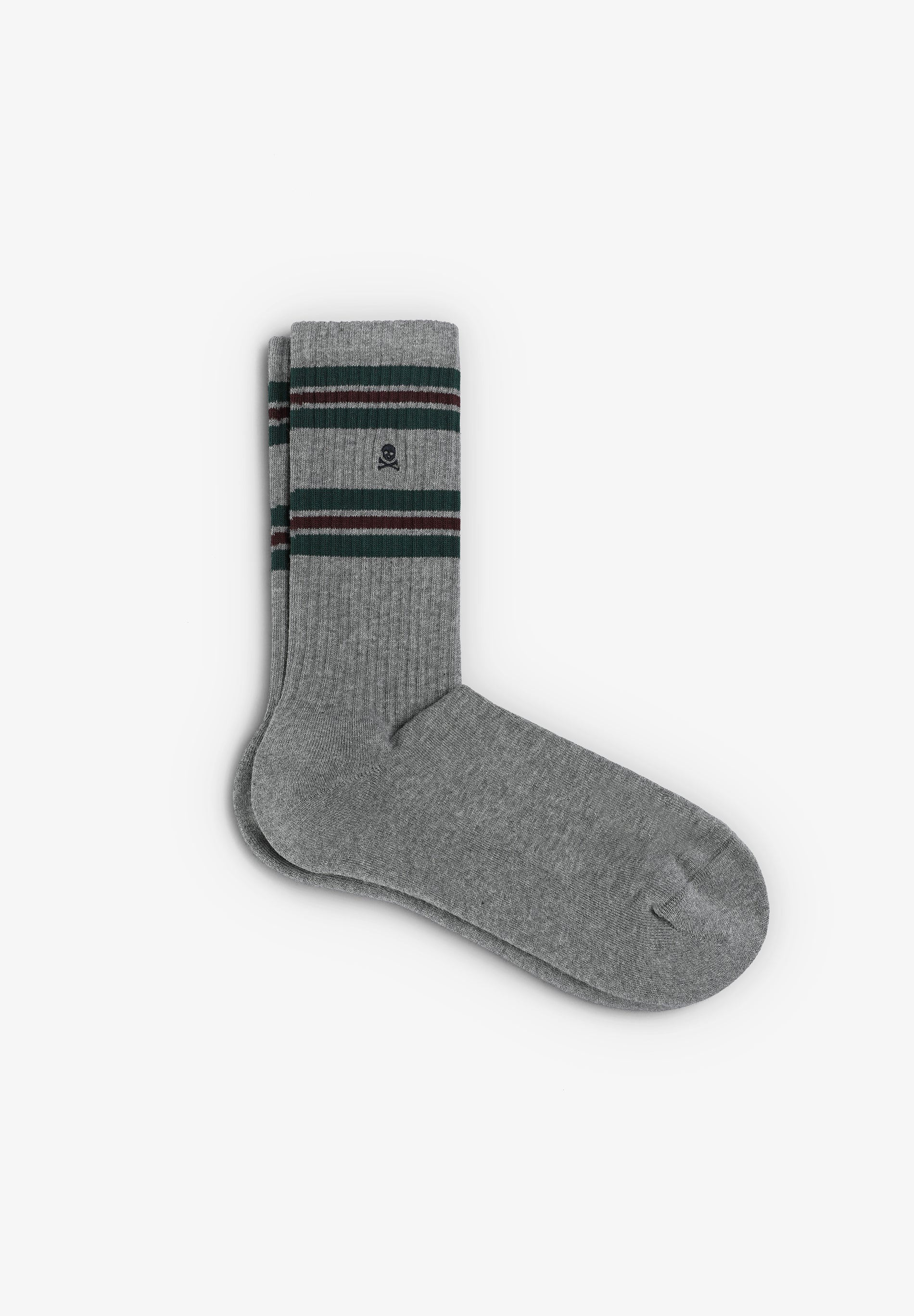 MEIAS EM CONTRASTE COM SKULL