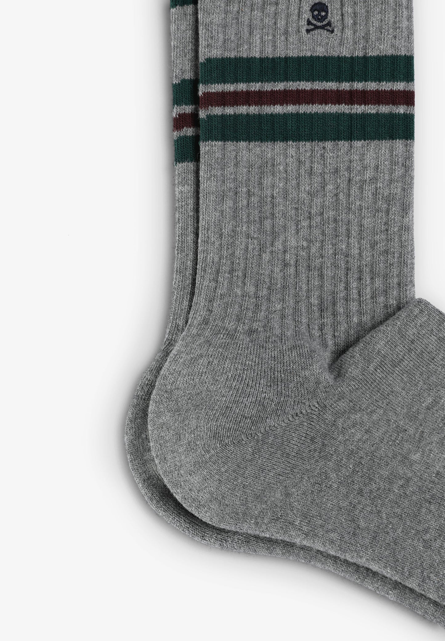 MEIAS EM CONTRASTE COM SKULL