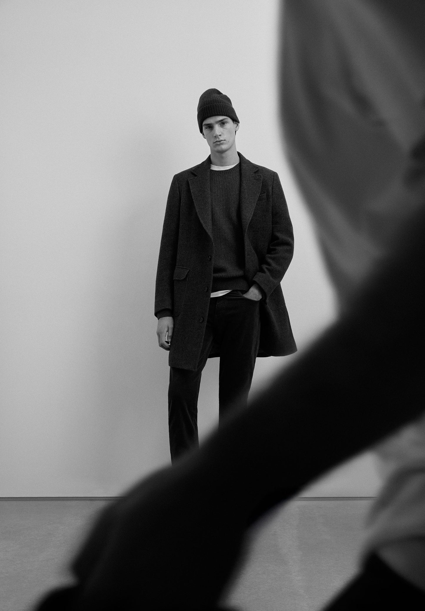 SWEATER CANELADA LÃ MERINO