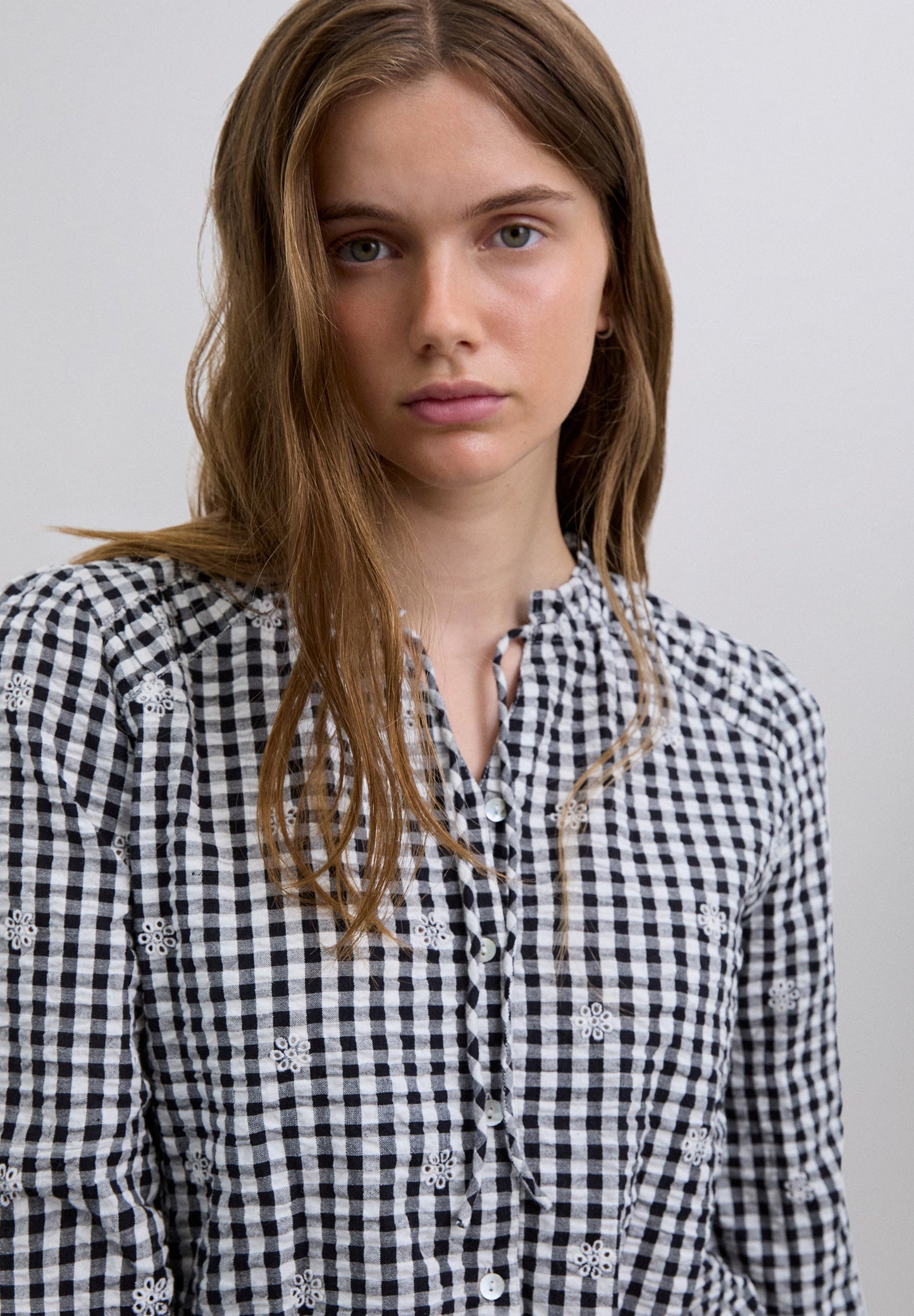 CAMISA QUADRADOS LAÇO