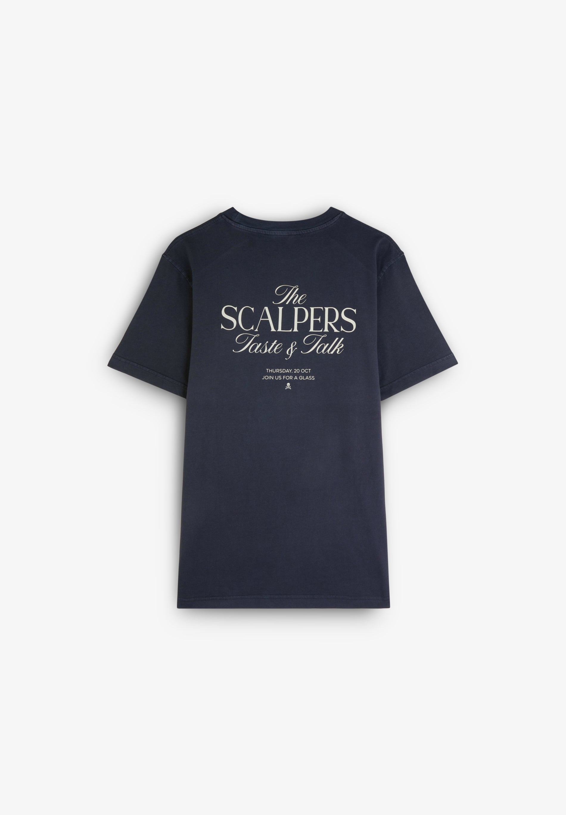 T-SHIRT COM PADRÃO DE LOGÓTIPO