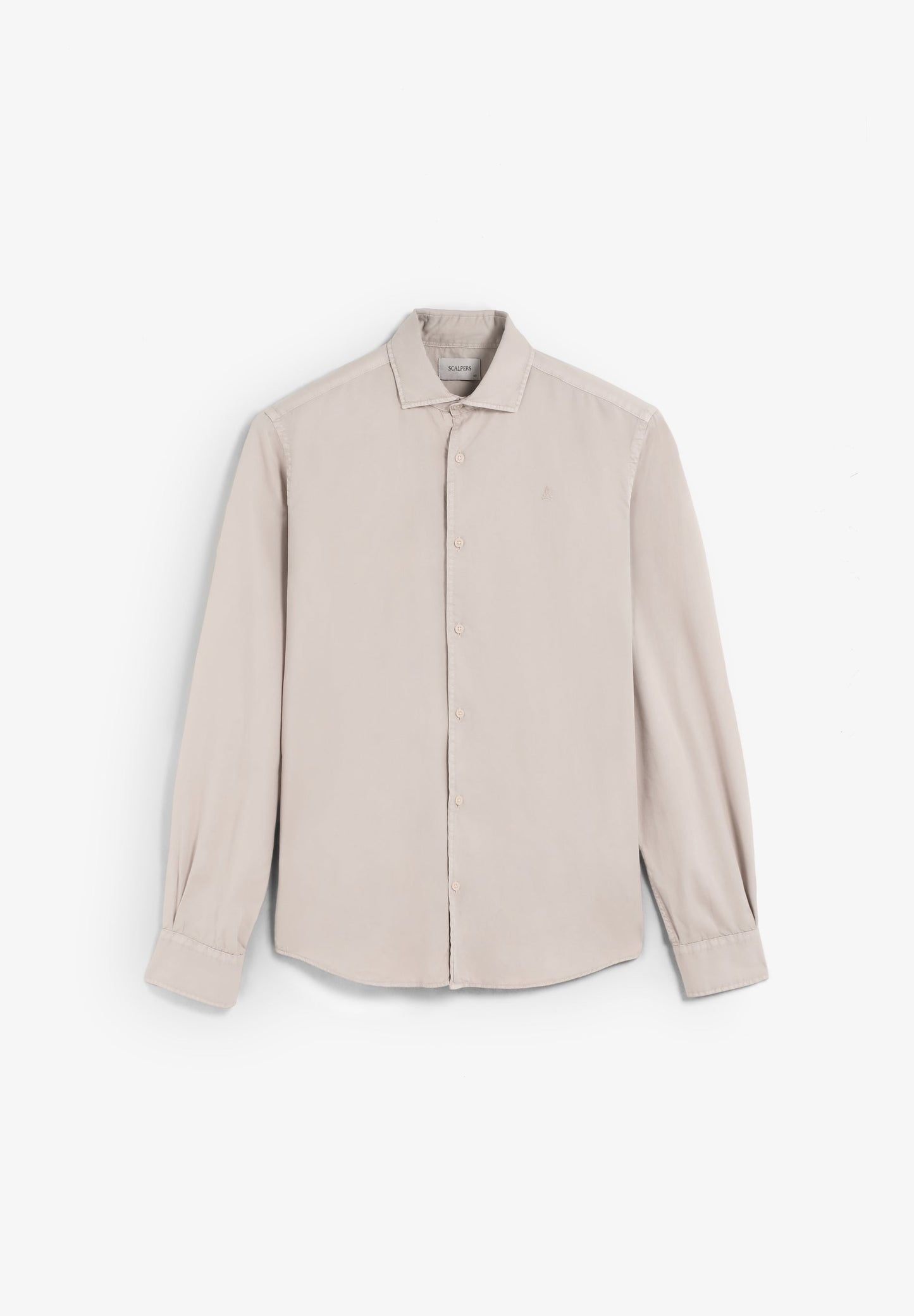 CAMISA COM LOGÓTIPO BORDADO NO TOM