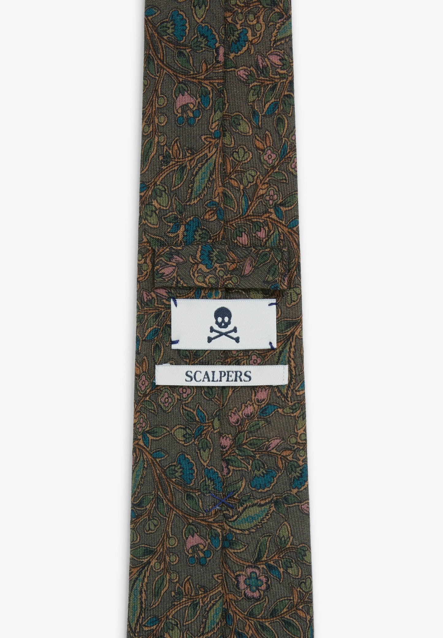 SCVINTAGE FLOWERS TIE