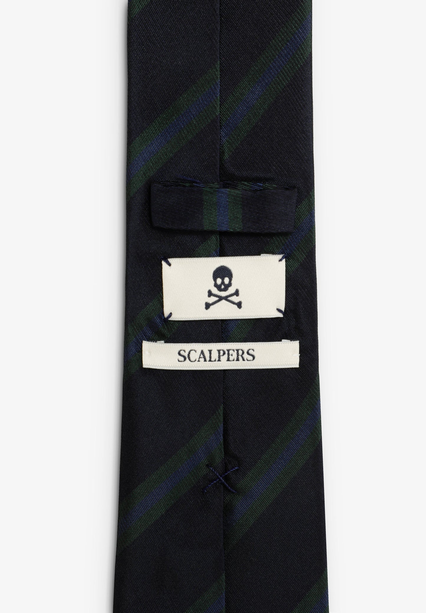 GRAVATA ÀS RISCAS DE SEDA