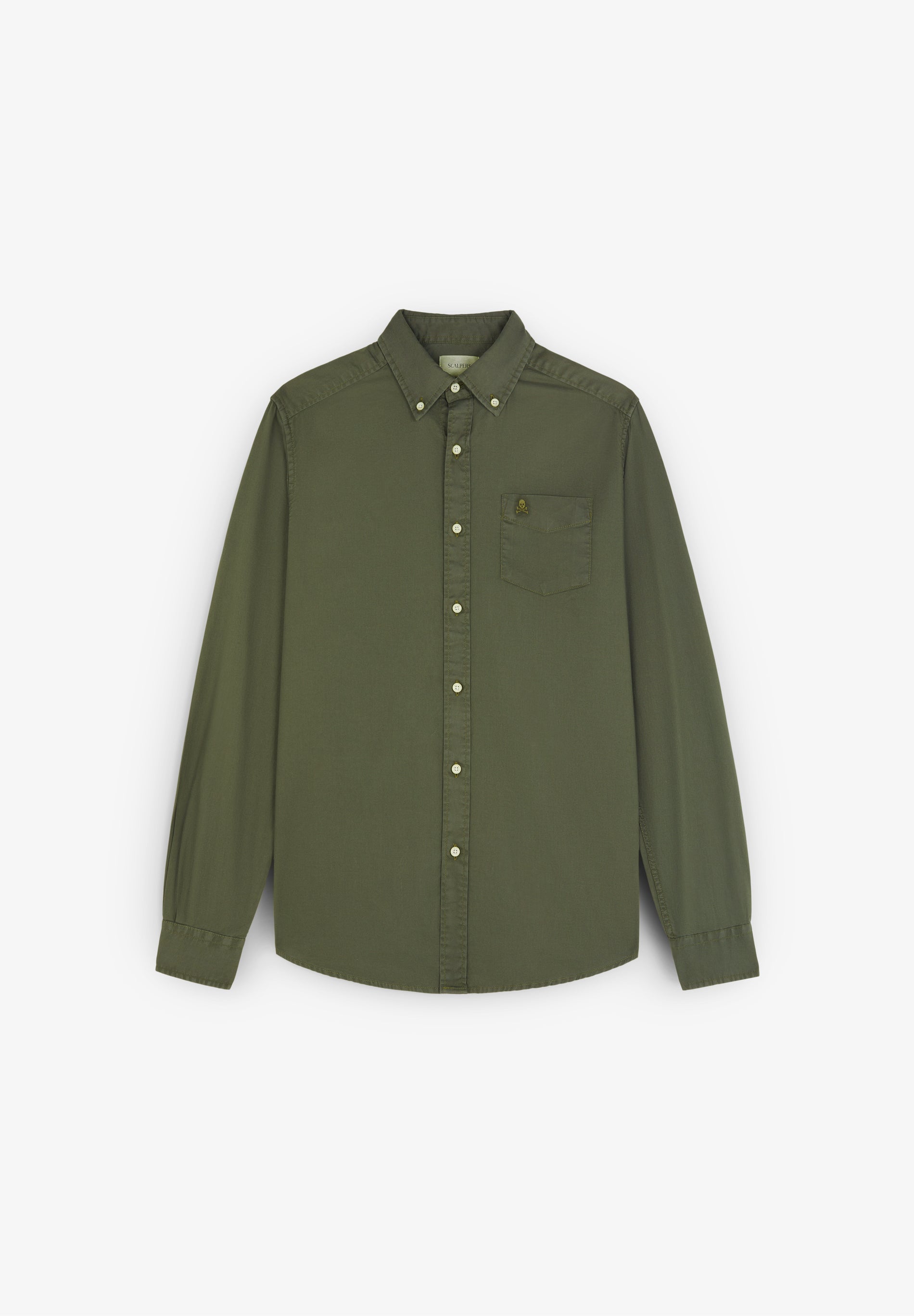 CAMISA ALGODÃO COM DECOTE DE BOTÕES