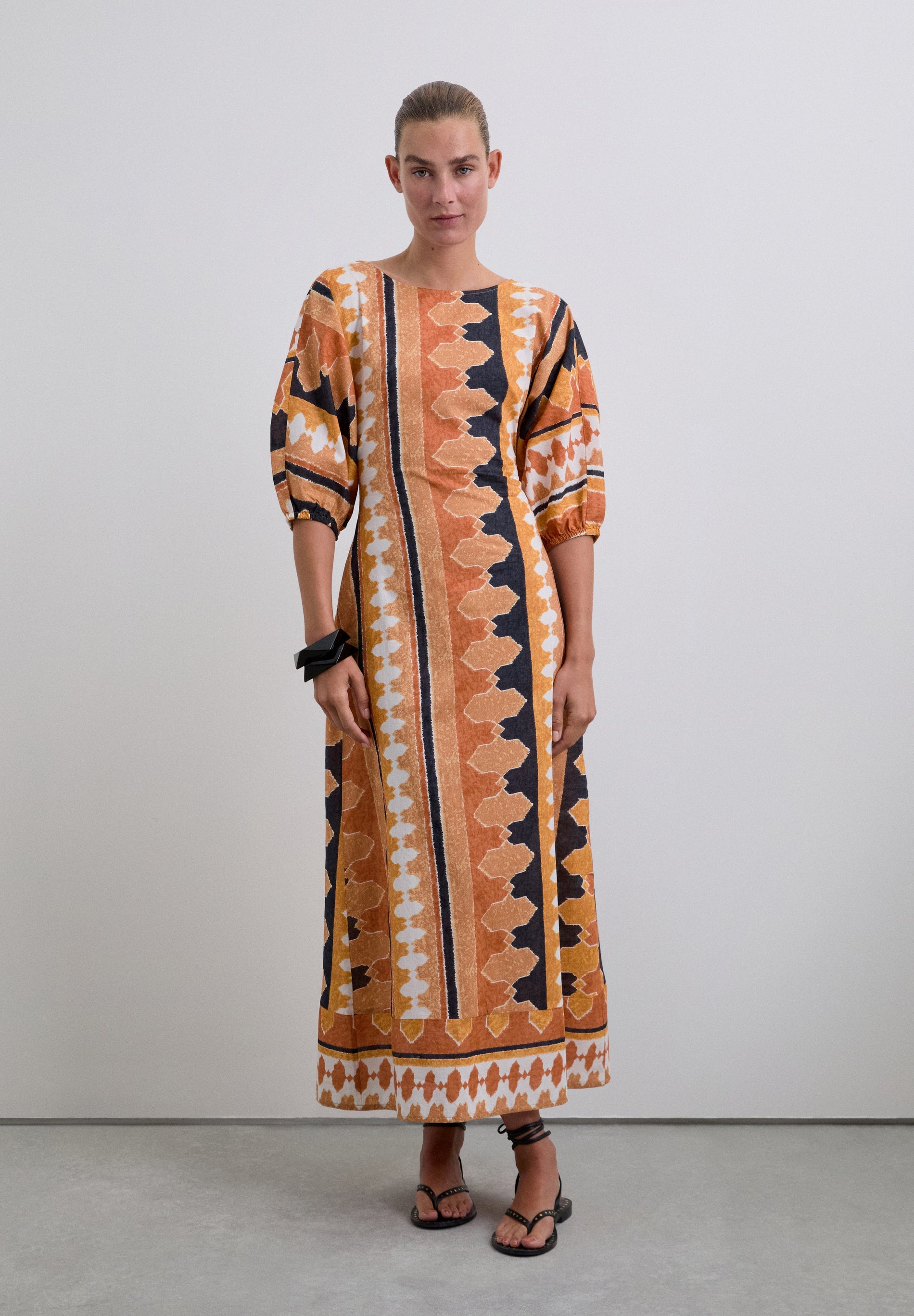 VESTIDO MIDI ÉTNICO