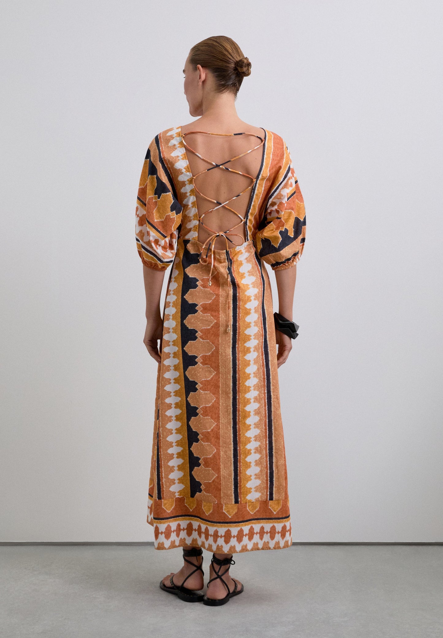 VESTIDO MIDI ÉTNICO