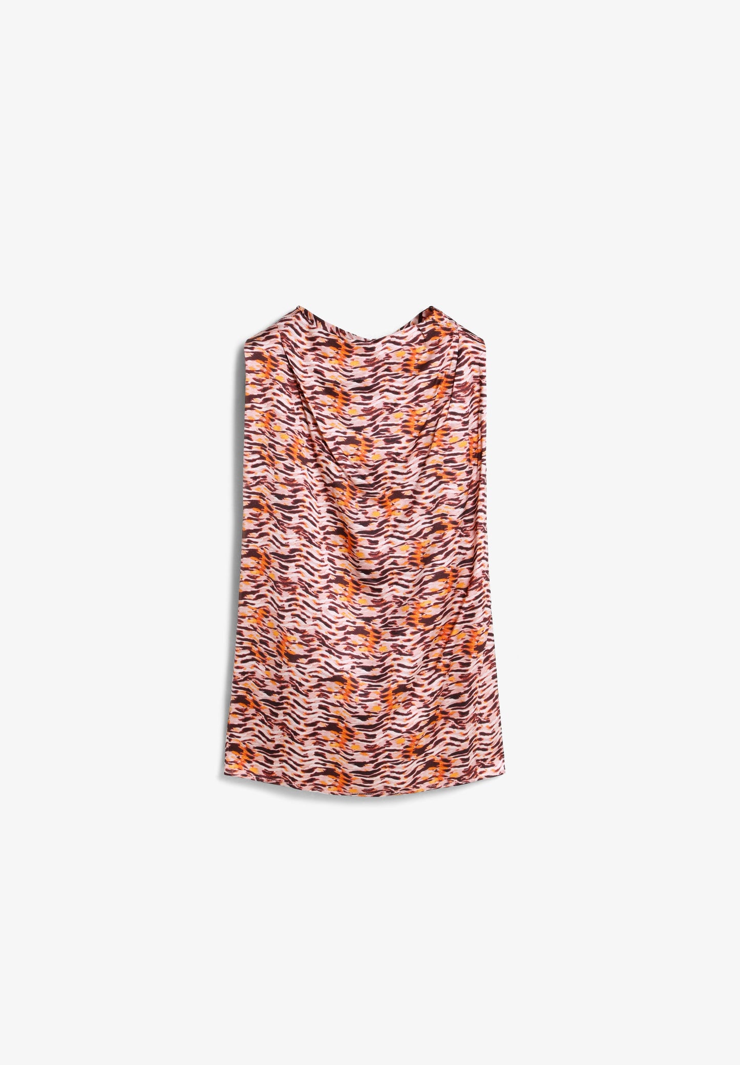 TOP COM GOLA HALTER E ESTAMPADO