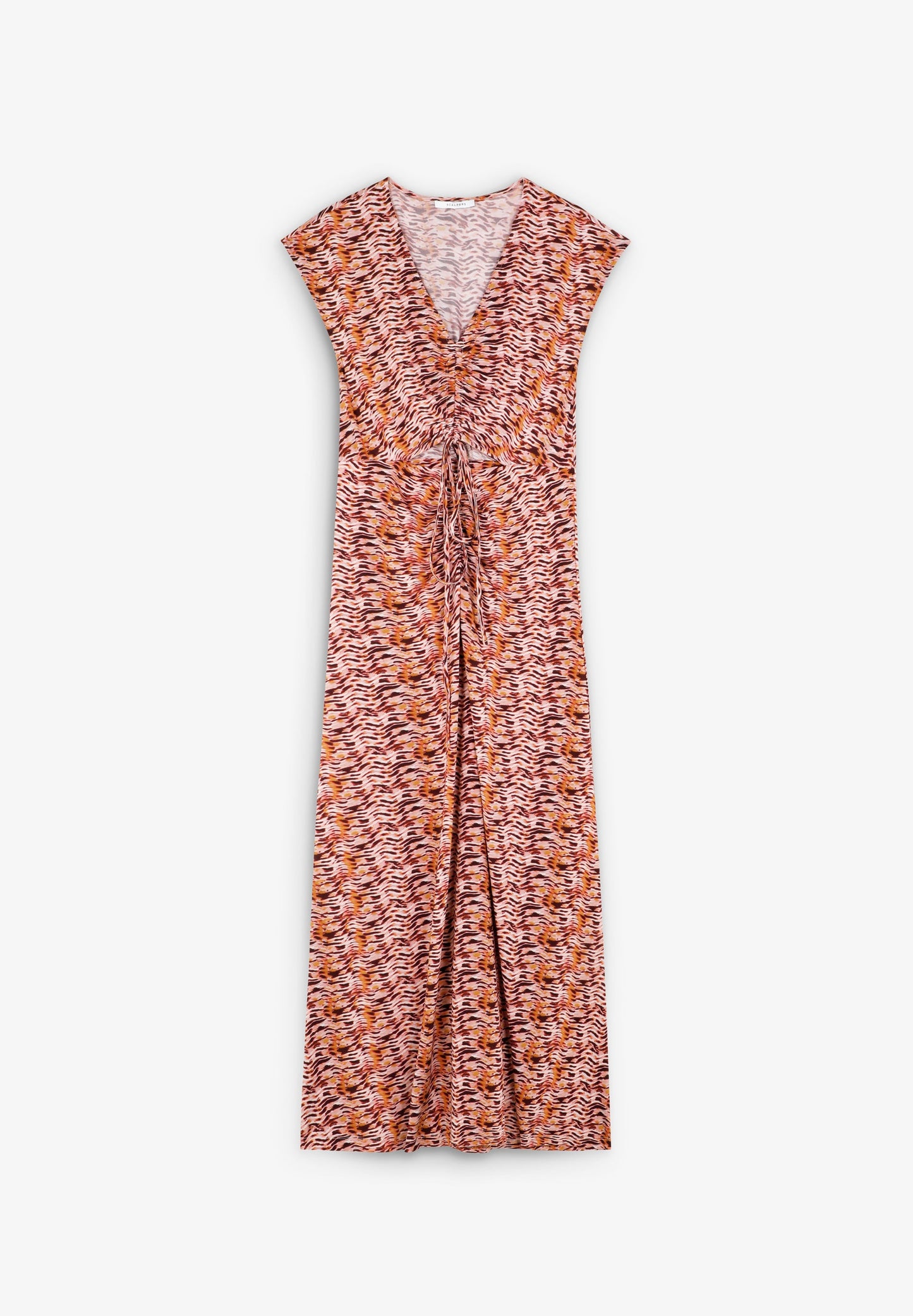 VESTIDO ESTAMPADO COM CUT OUT
