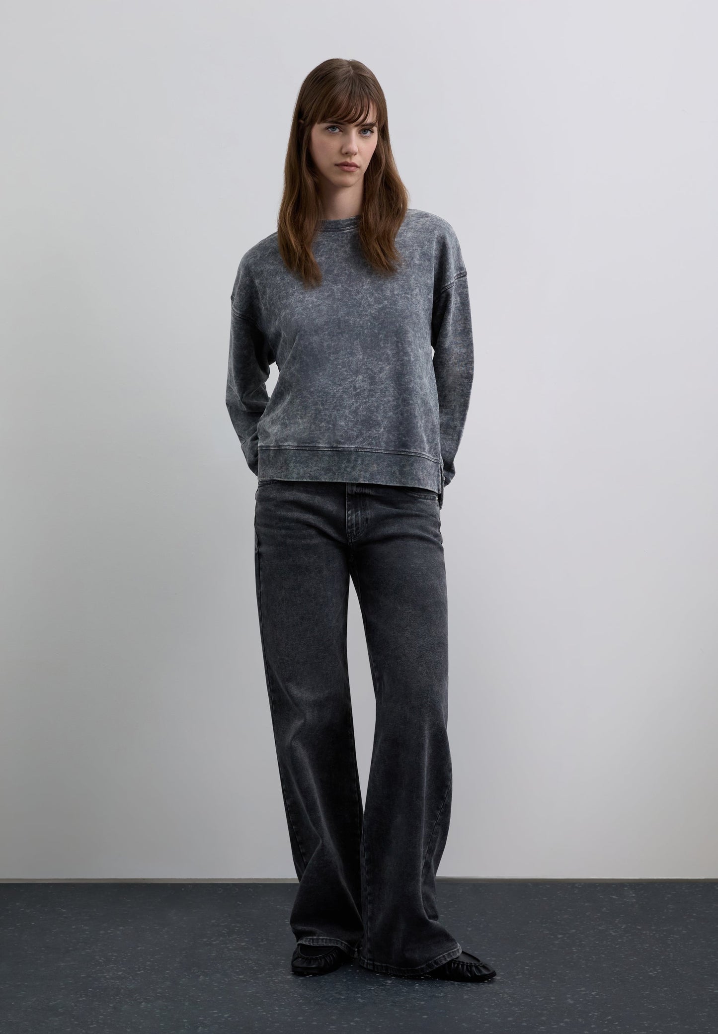 SWEATSHIRT EFEITO MÁRMORE