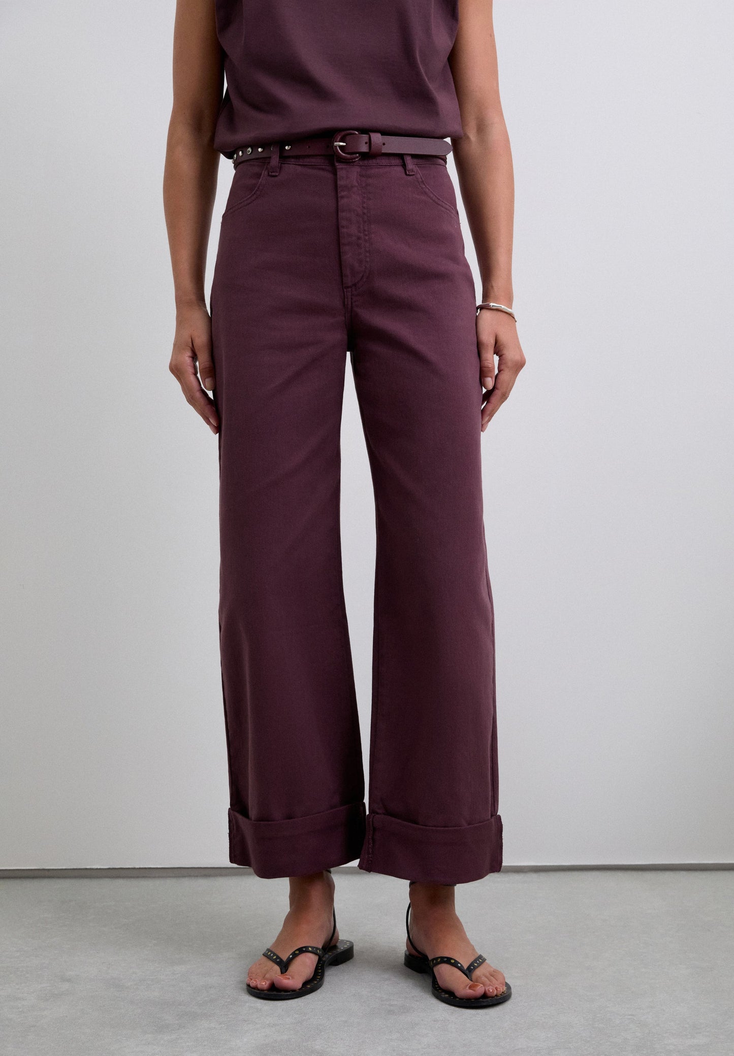 CALÇAS DENIM CULOTTES