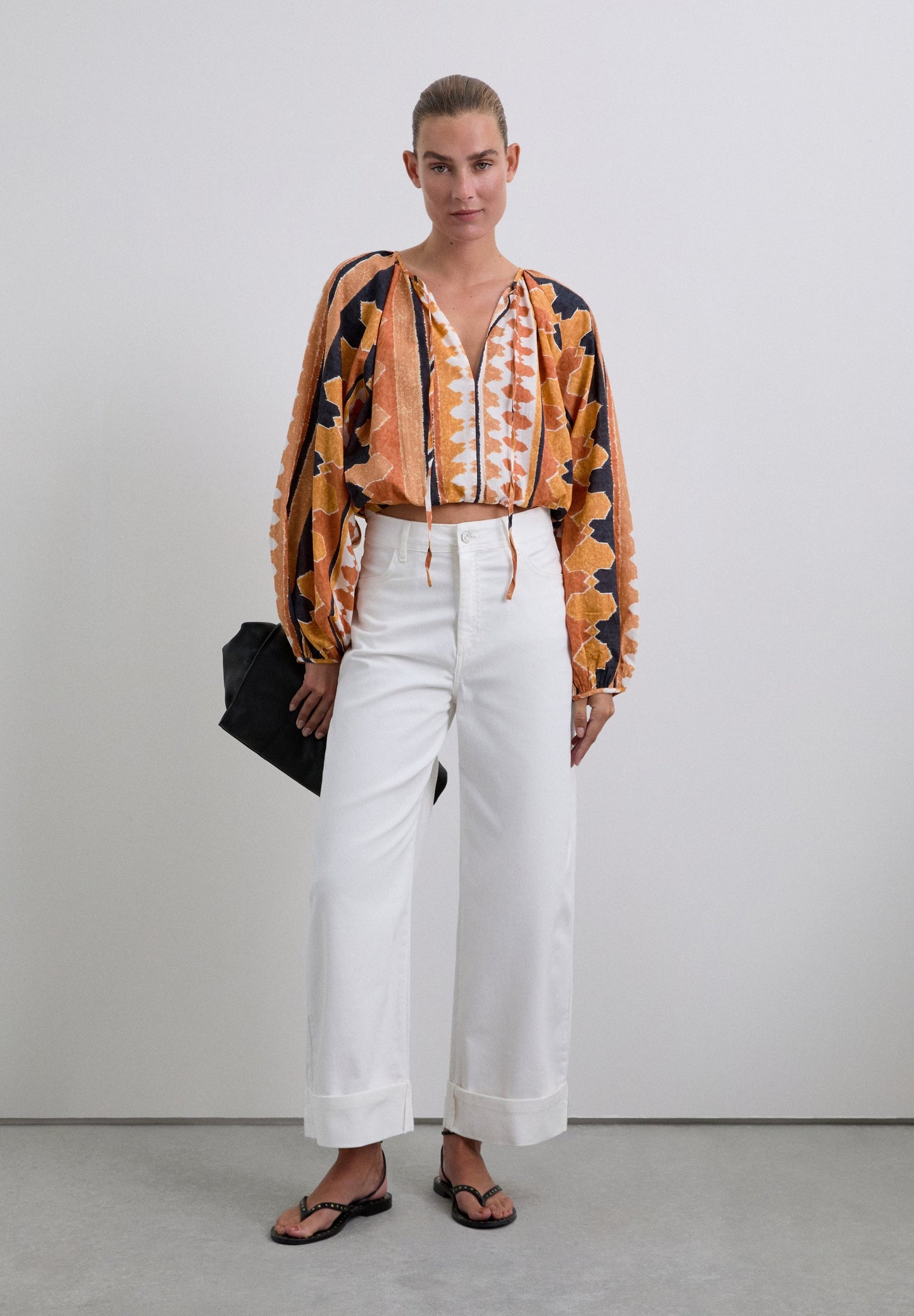 CALÇAS DENIM CULOTTES