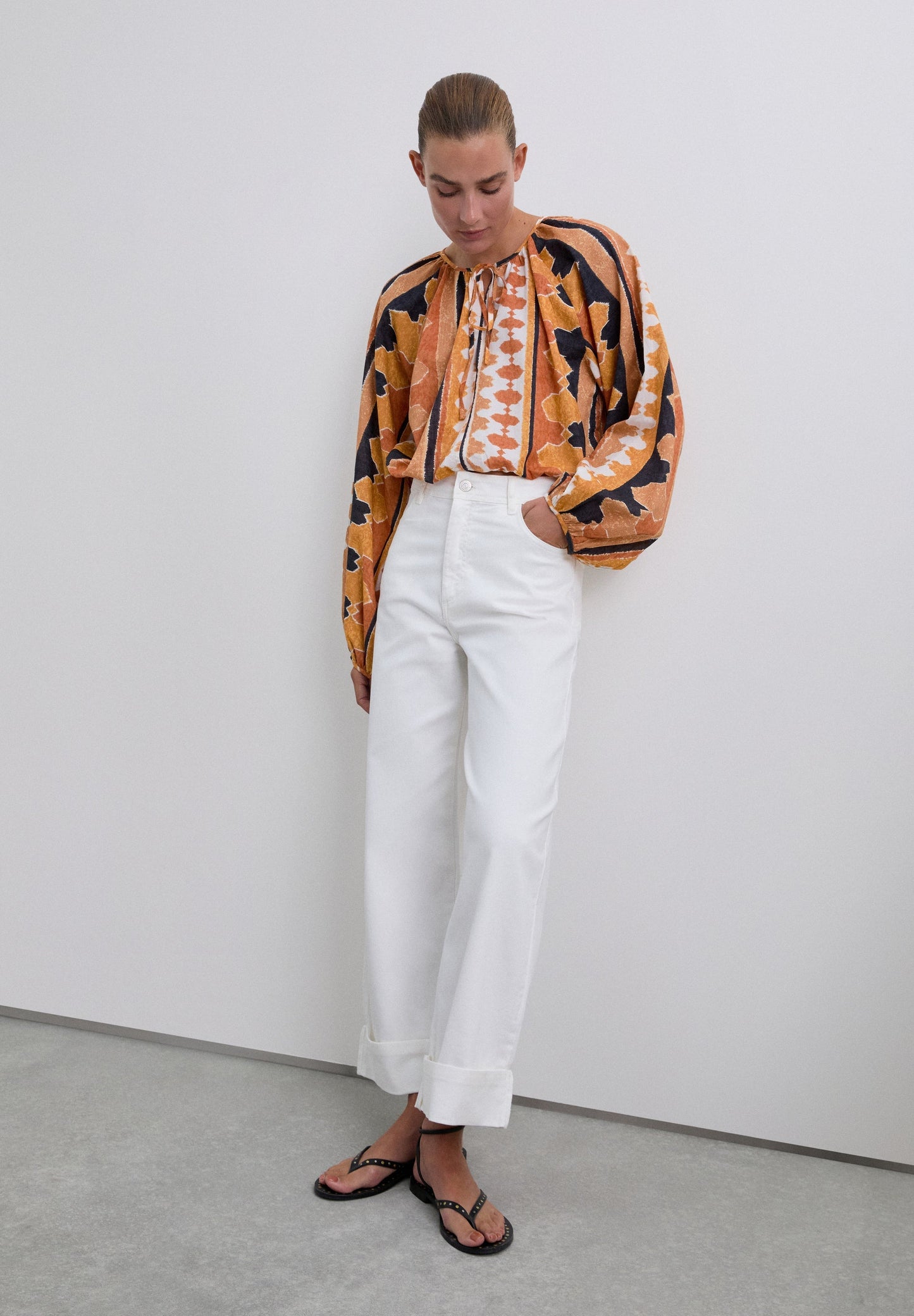 CALÇAS DENIM CULOTTES