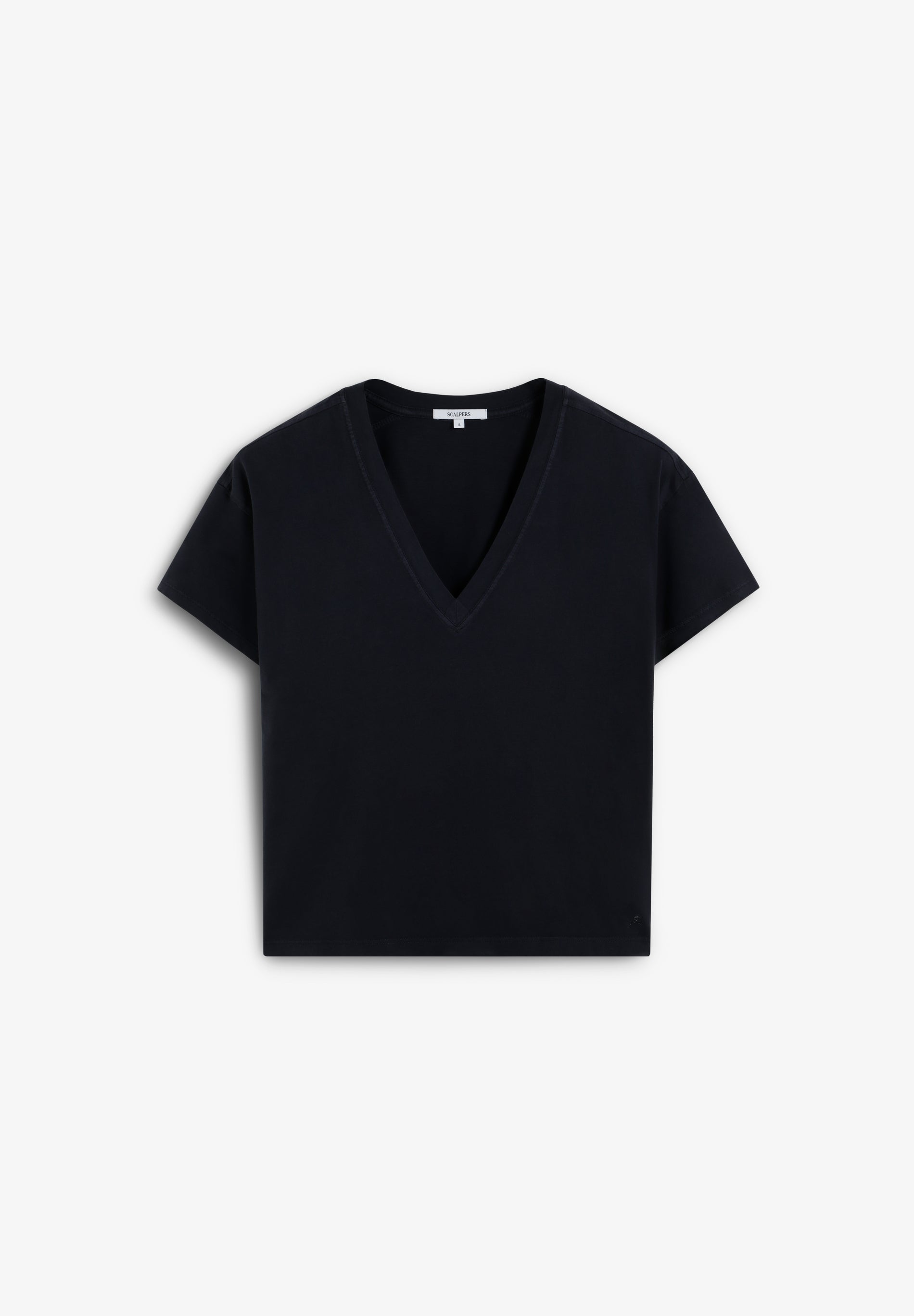 SCPLAINSKULLV TEE