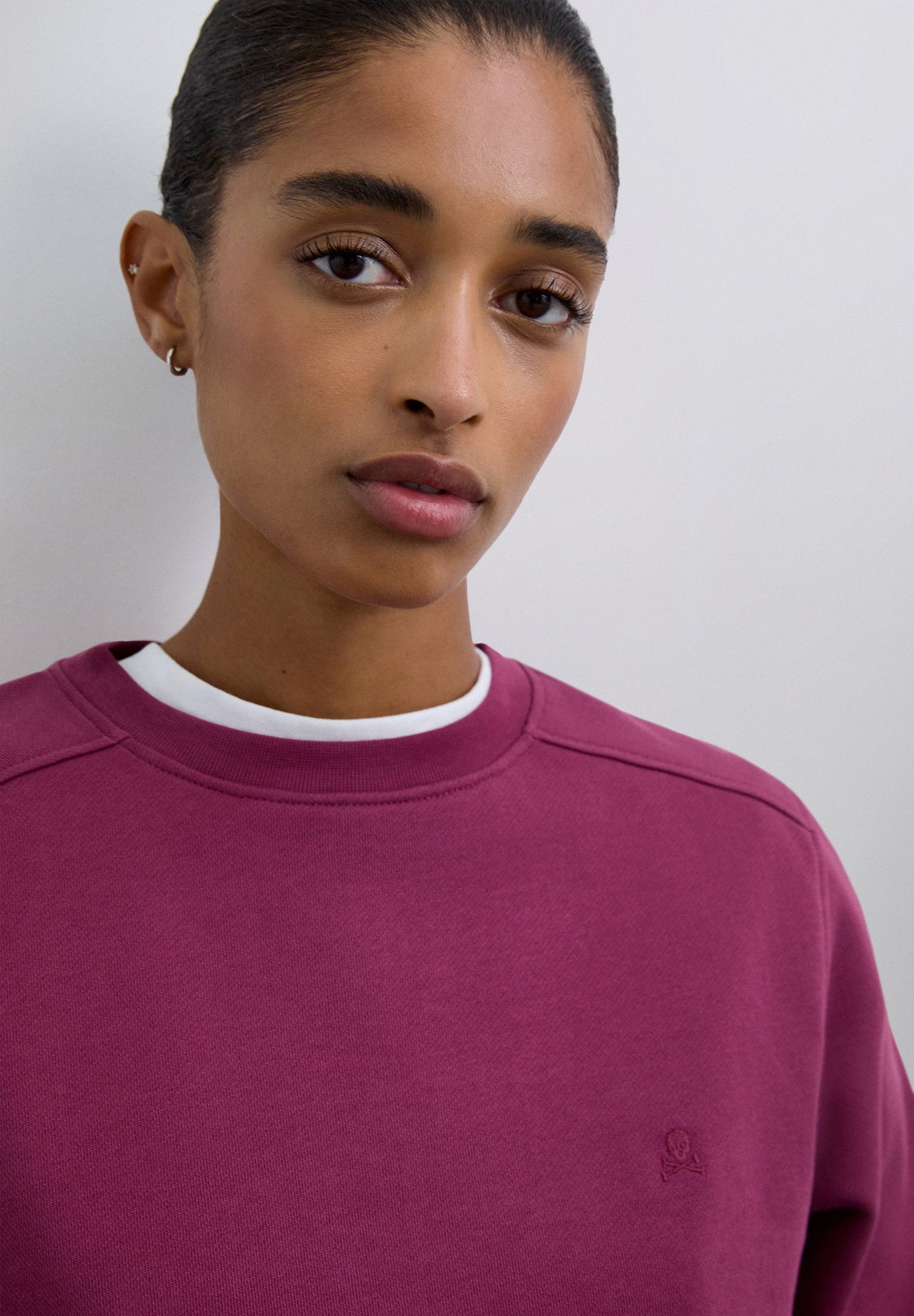 SWEATSHIRT BÁSICA COM SKULL