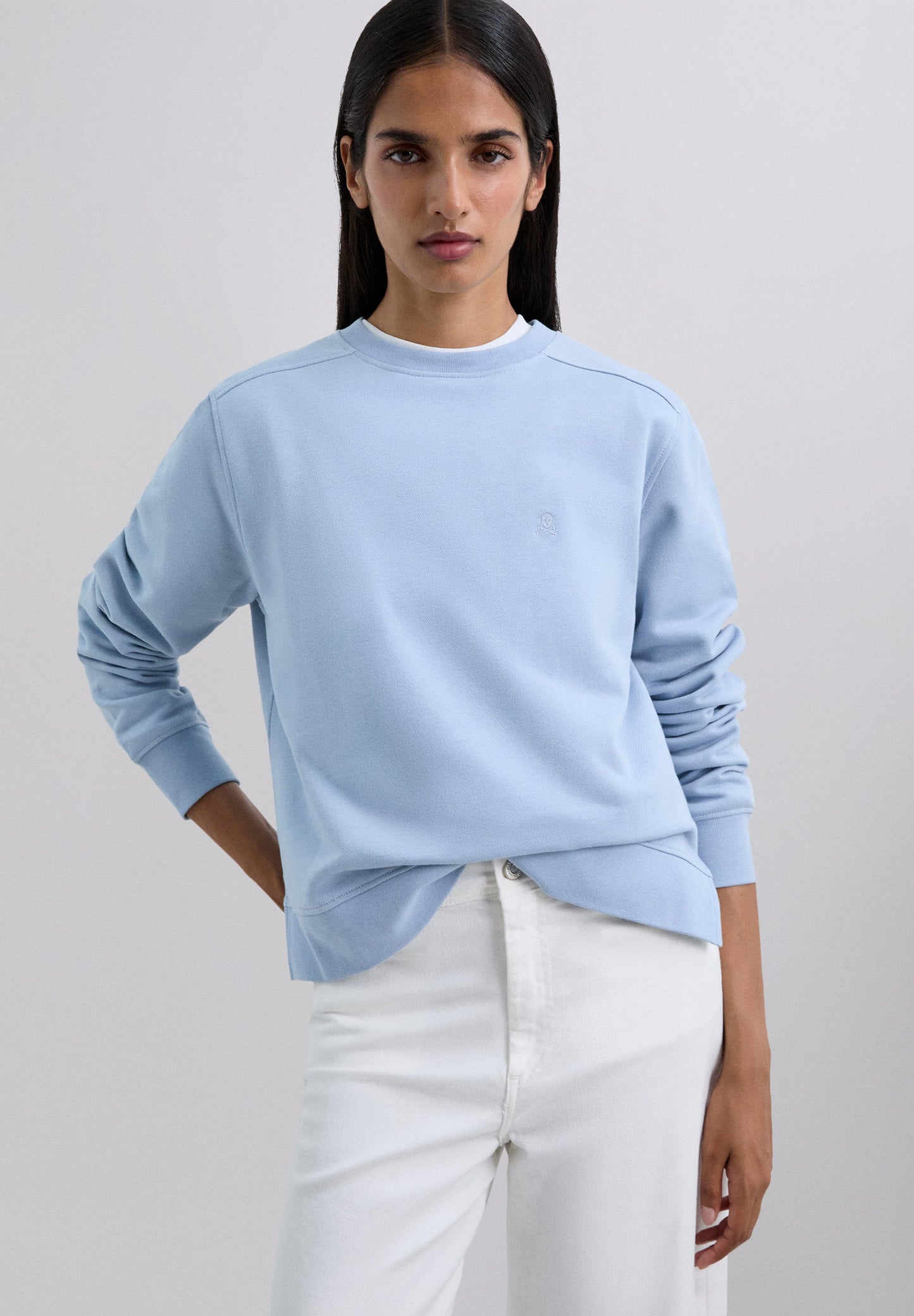 SWEATSHIRT BÁSICA COM SKULL