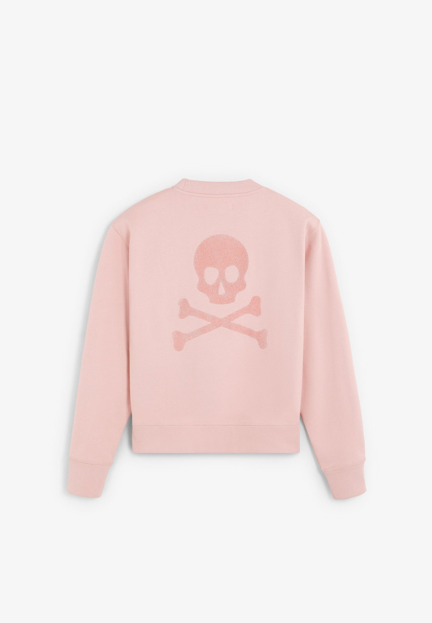 SWEATSHIRT COM SKULL ATRÁS EM GLITTER