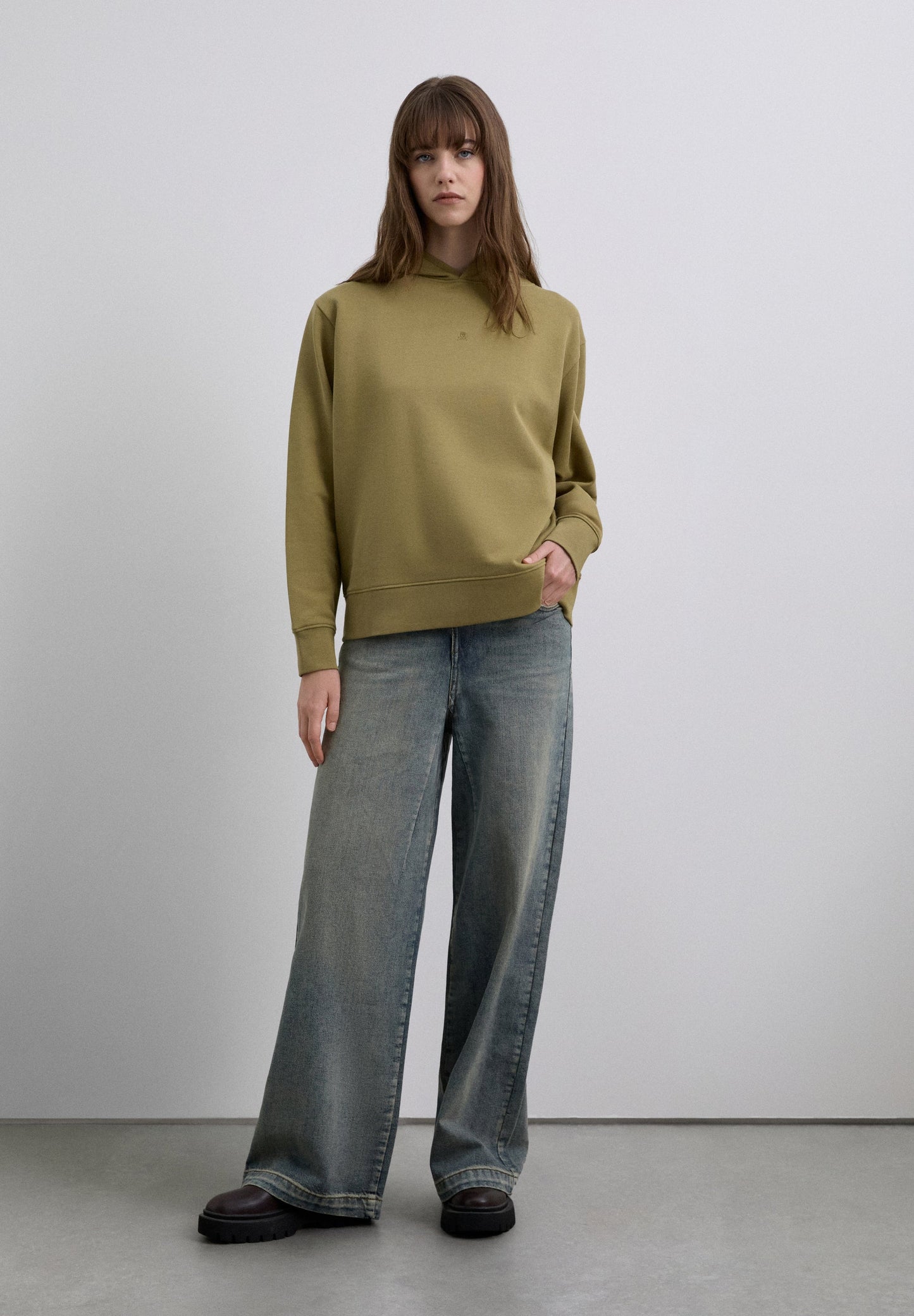 SWEATSHIRT BÁSICA SKULL COM CAPUZ