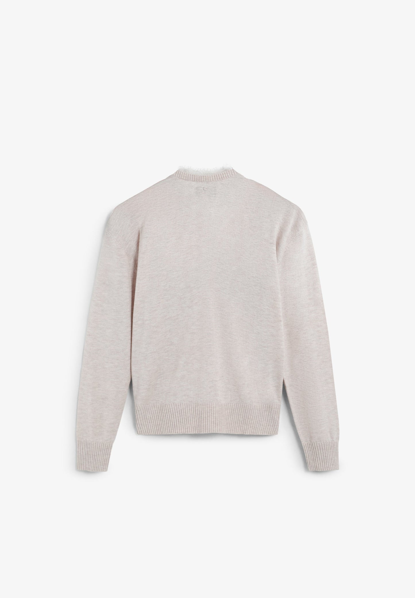 SWEATER COM DECOTE EM V COM RENDA