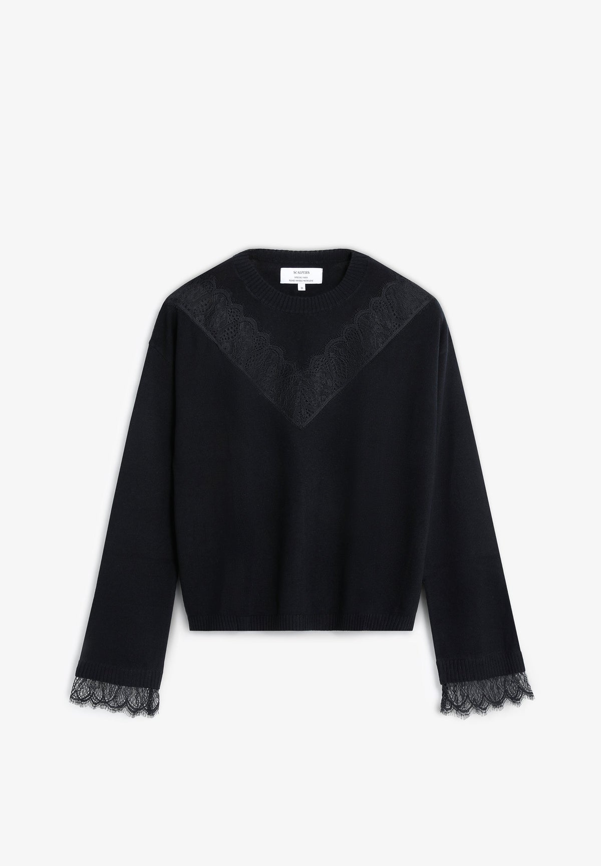 SWEATER COM PORMENORES DE RENDA