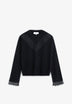 SWEATER COM PORMENORES DE RENDA