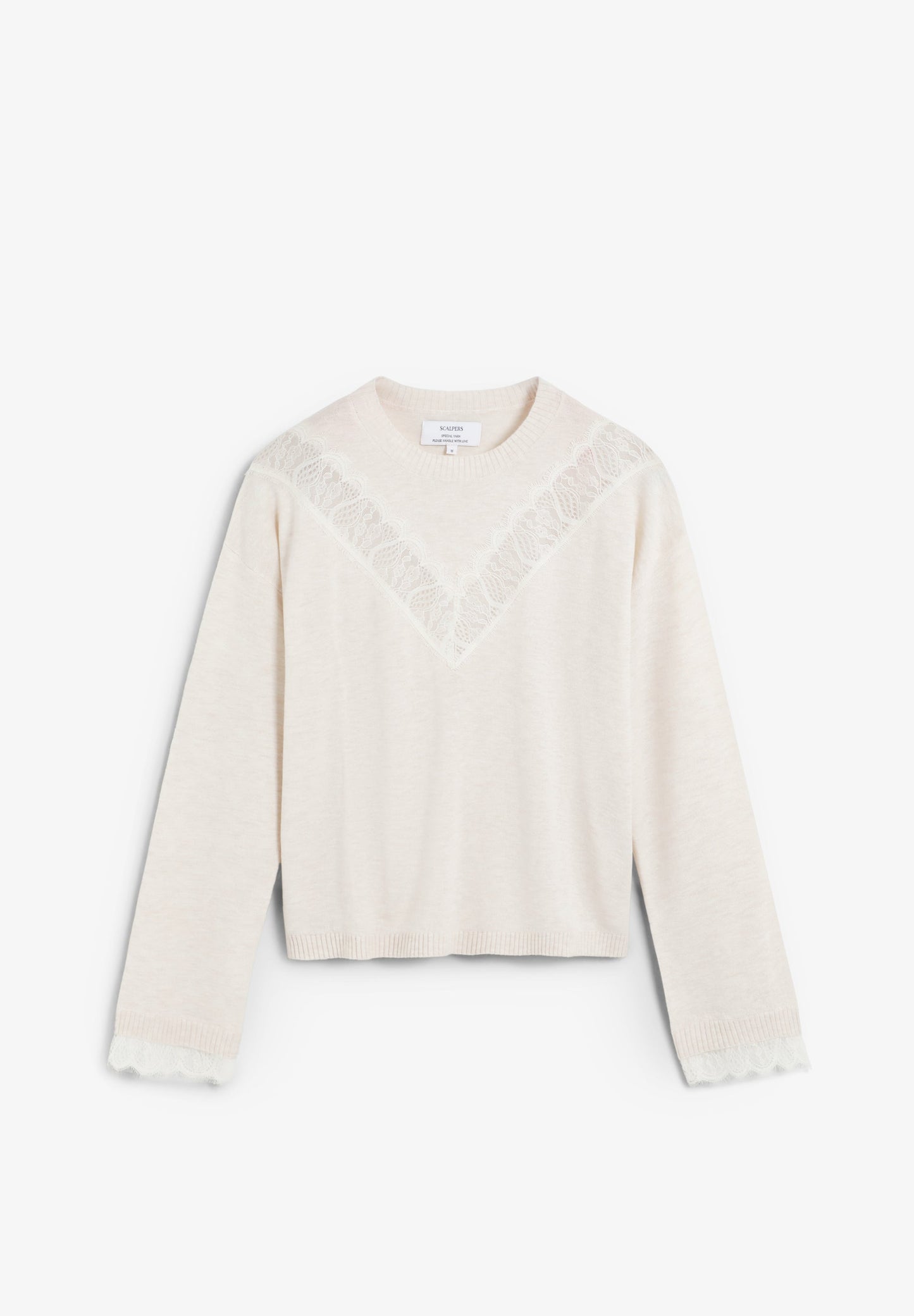 SWEATER COM PORMENORES DE RENDA