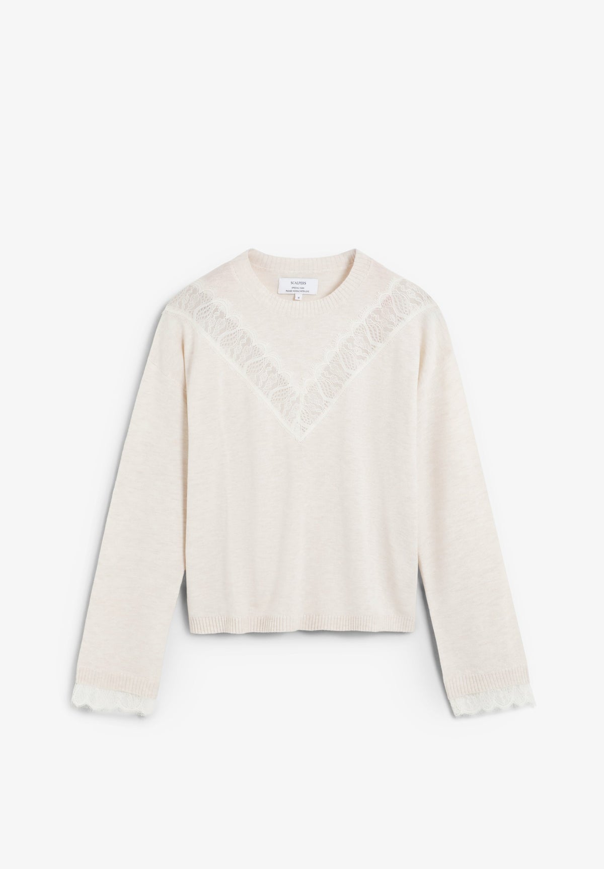 SWEATER COM PORMENORES DE RENDA
