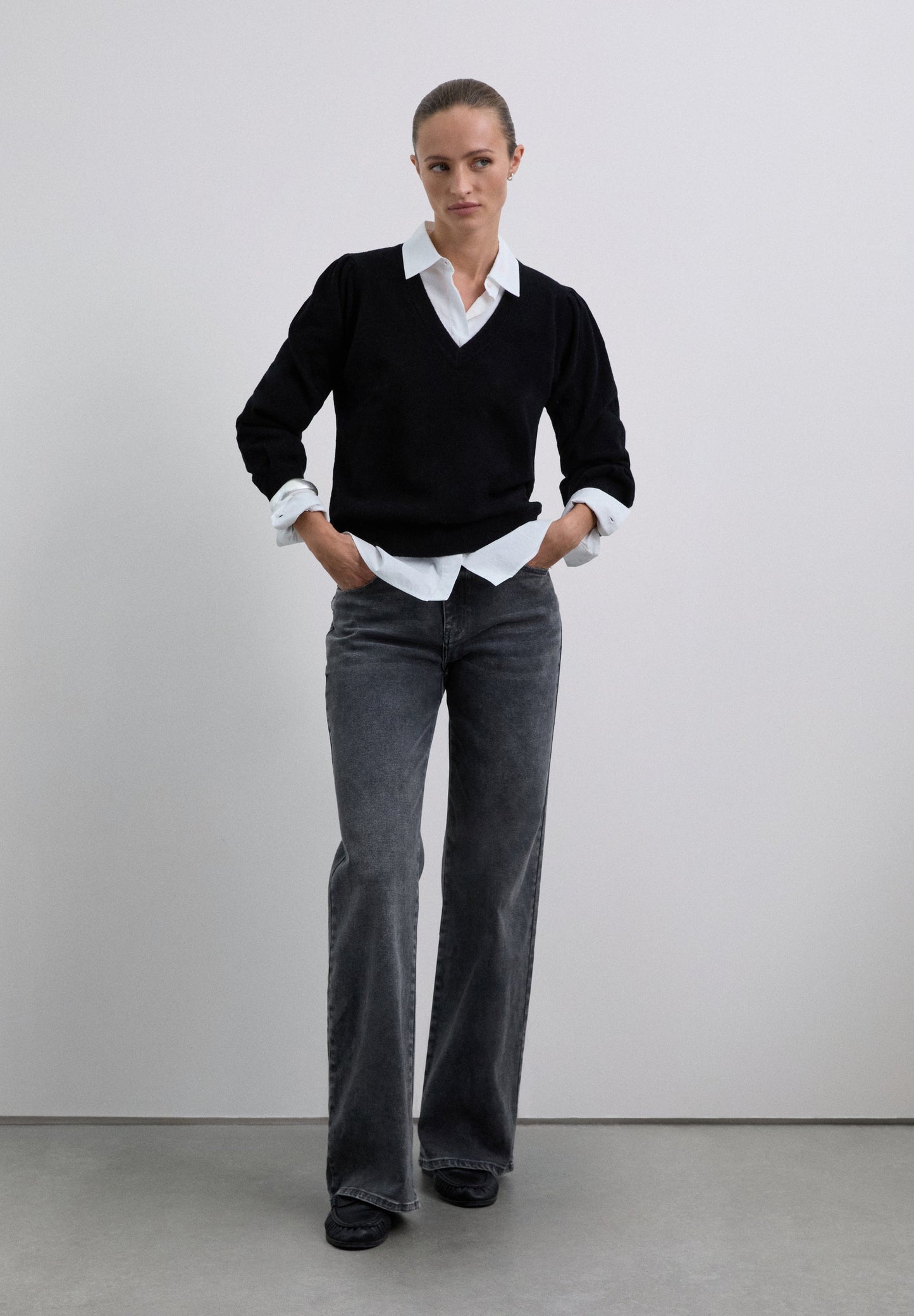 SWEATER COM MANGA ABALONADA