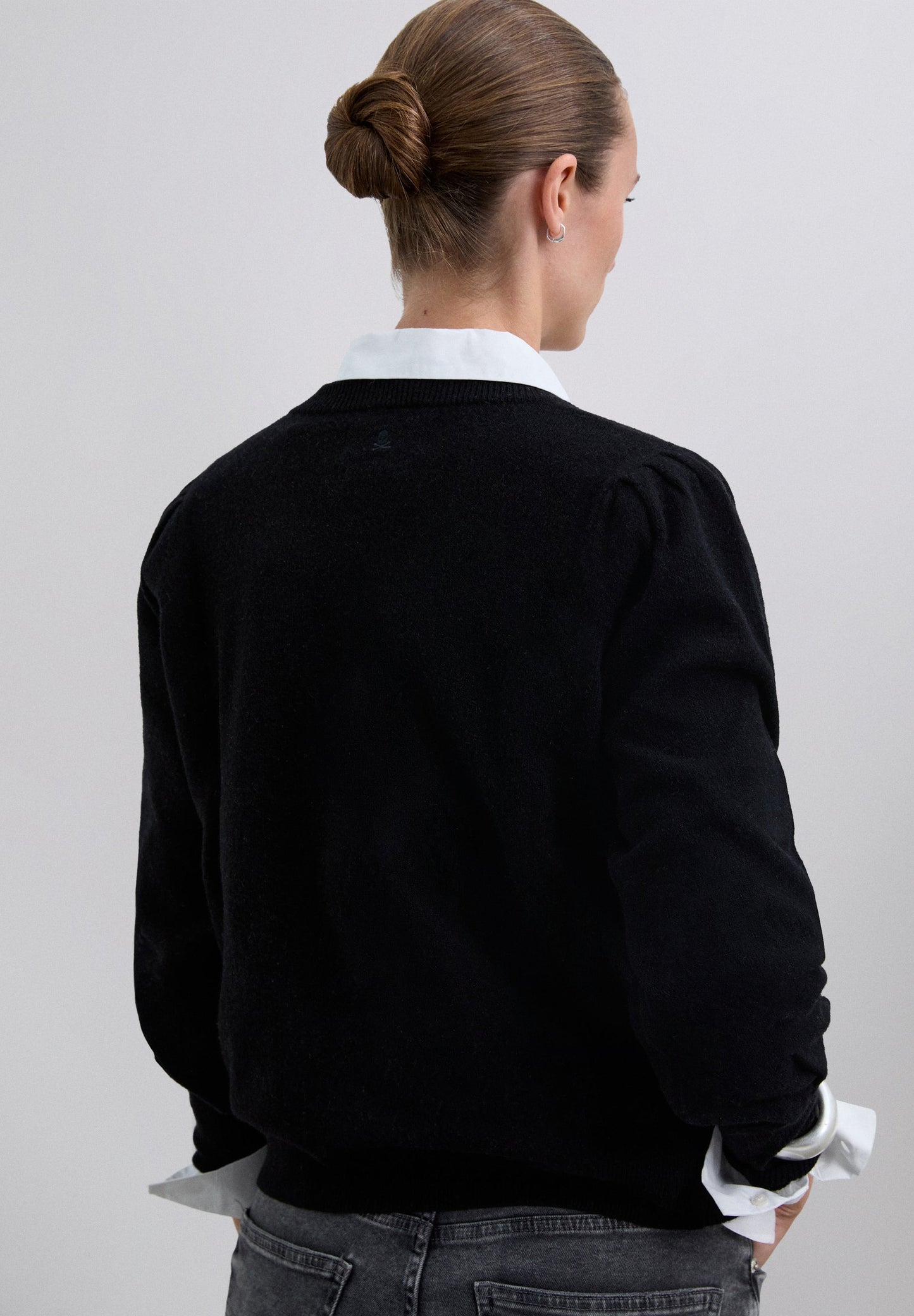 SWEATER COM MANGA ABALONADA