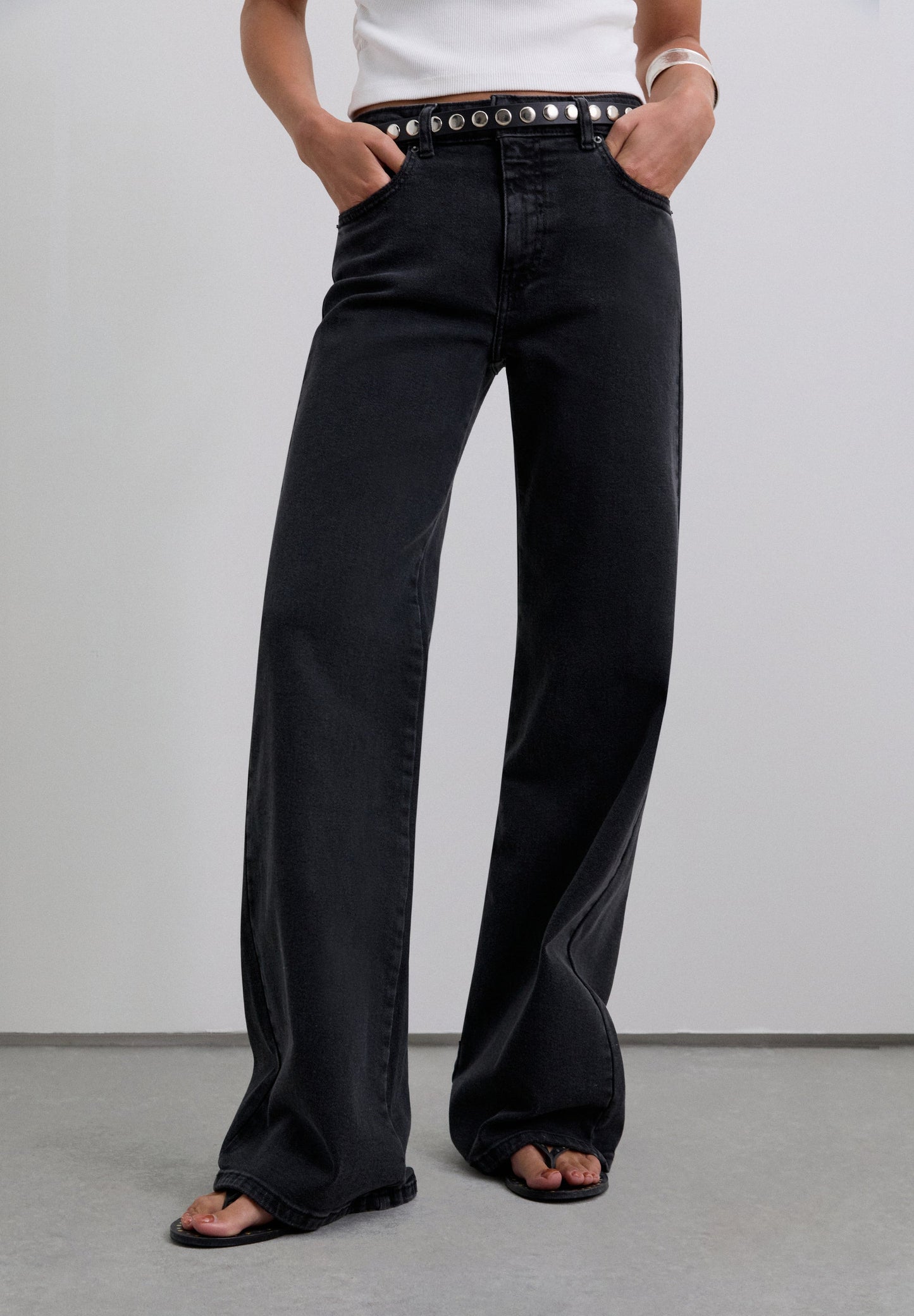 CALÇAS MID WAIST