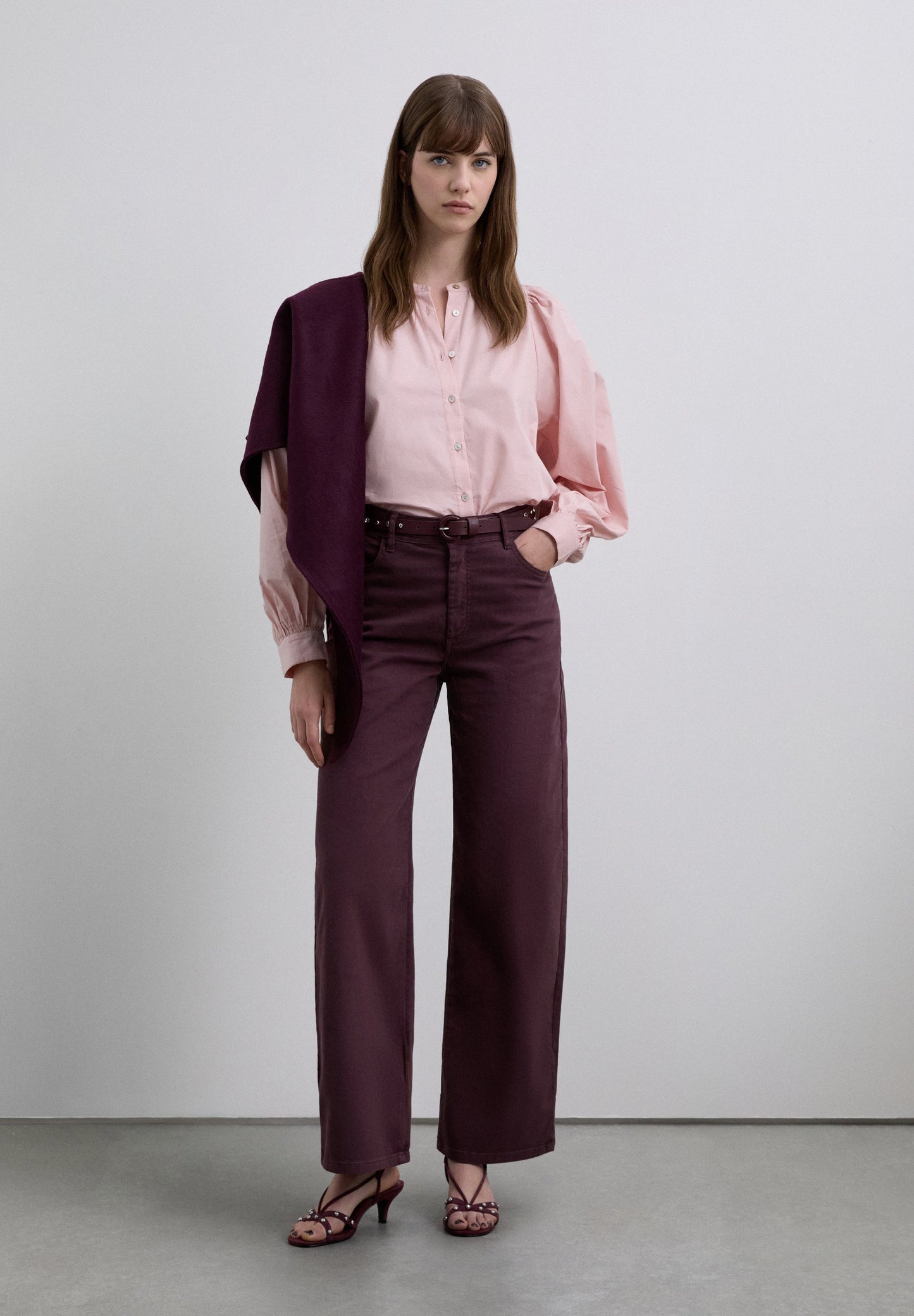 CAMISA POPELINA MANGA ABALONADA