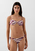 TOP DE BIQUÍNI HALTY ZEBRA | ROBIN X SCALPERS