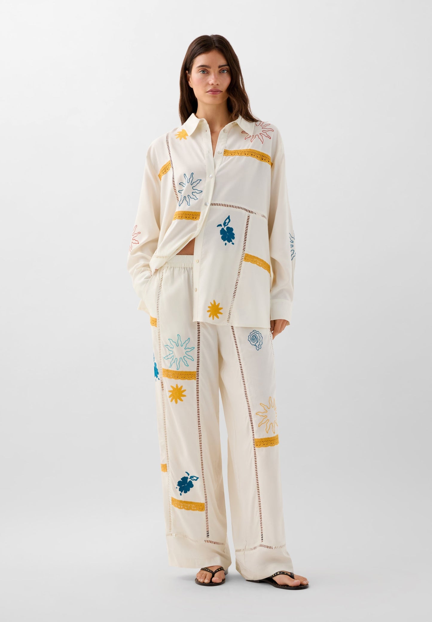 CAMISA RELAXED BORDADA