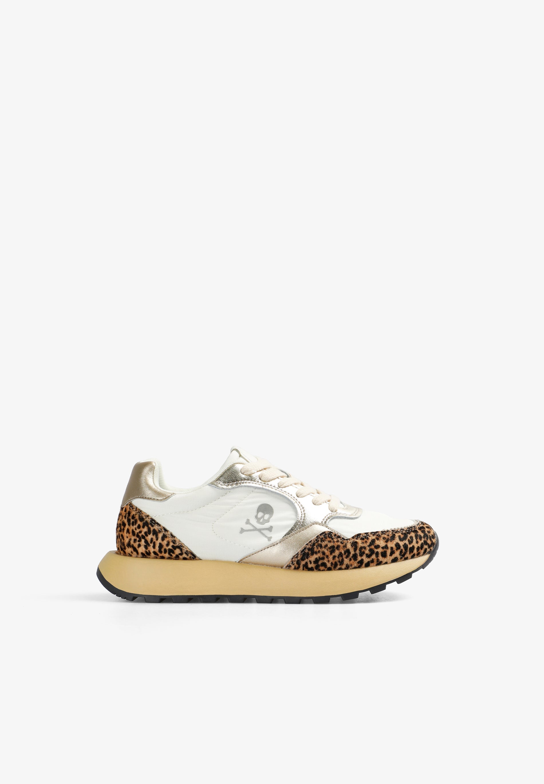 SAPATILHAS METALIZADAS COM ESTAMPADO ANIMAL