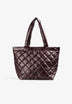 BOLSA SHOPPER ACOLCHOADA SKULL