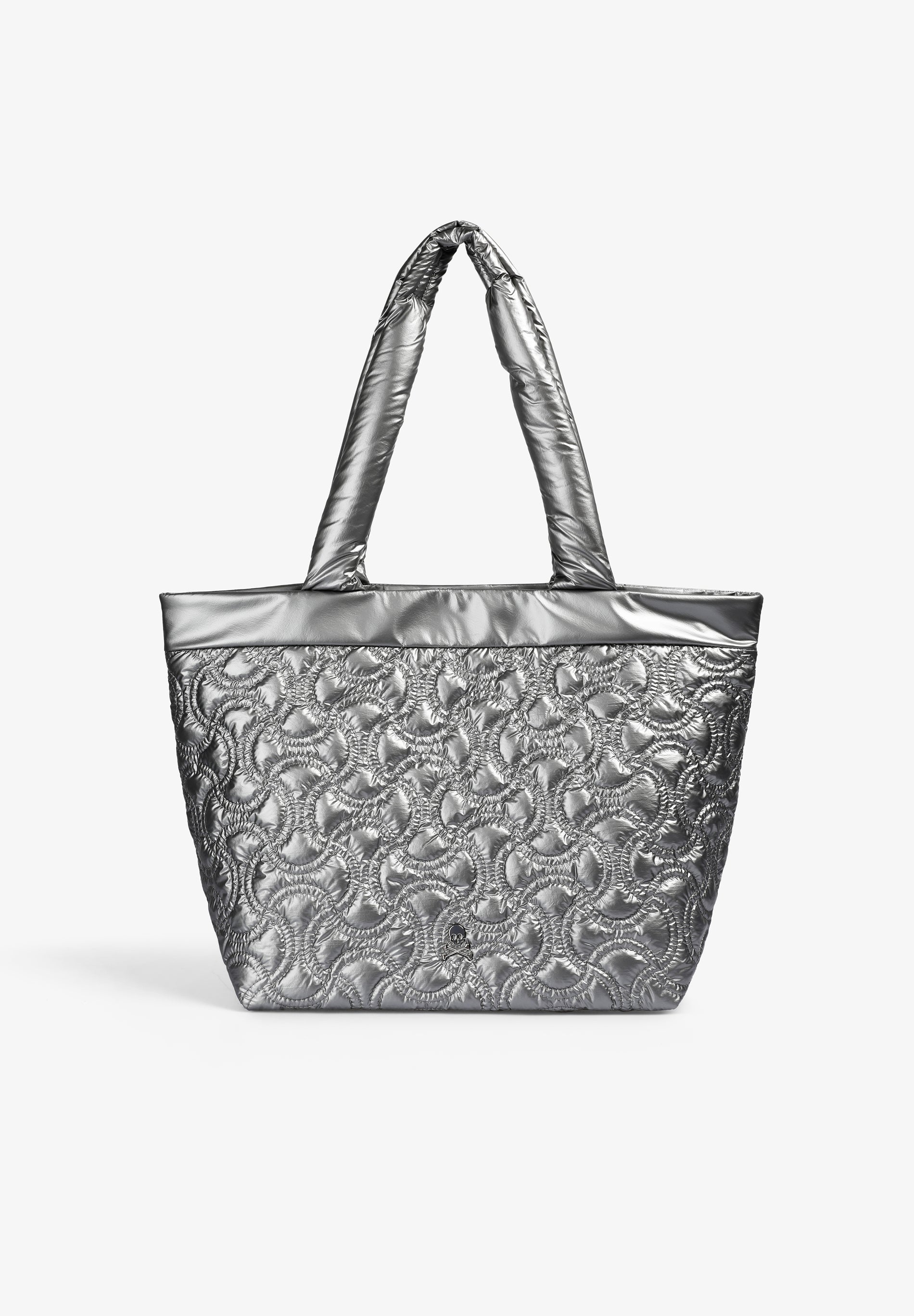 BOLSA SHOPPER ACOLCHOADA SKULL