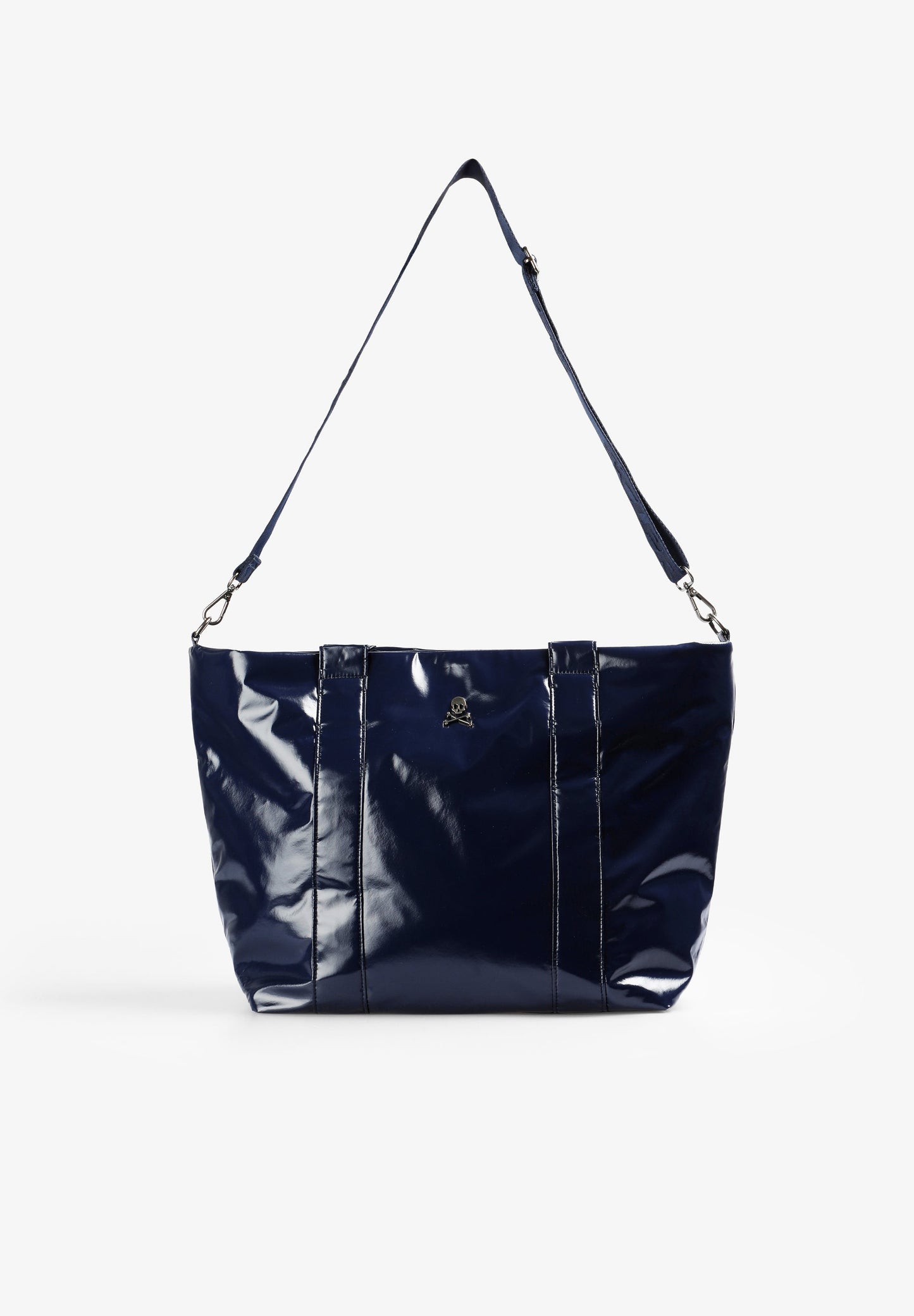 BOLSA SHOPPER METALIZADO SKULL