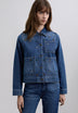 CARDIGAN JEANS COM MISSANGAS