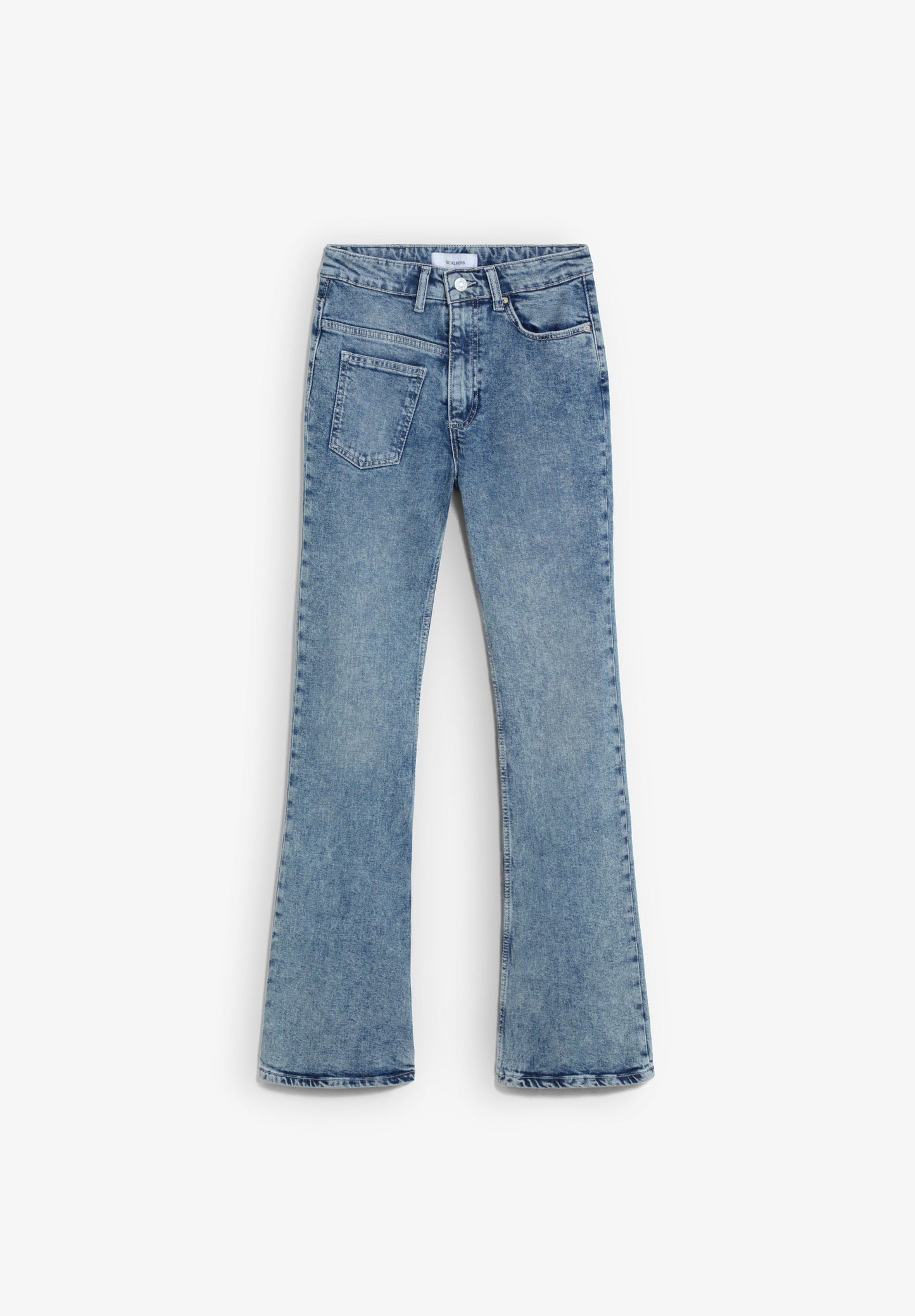 JEANS COM BOLSO ASSIMÉTRICO