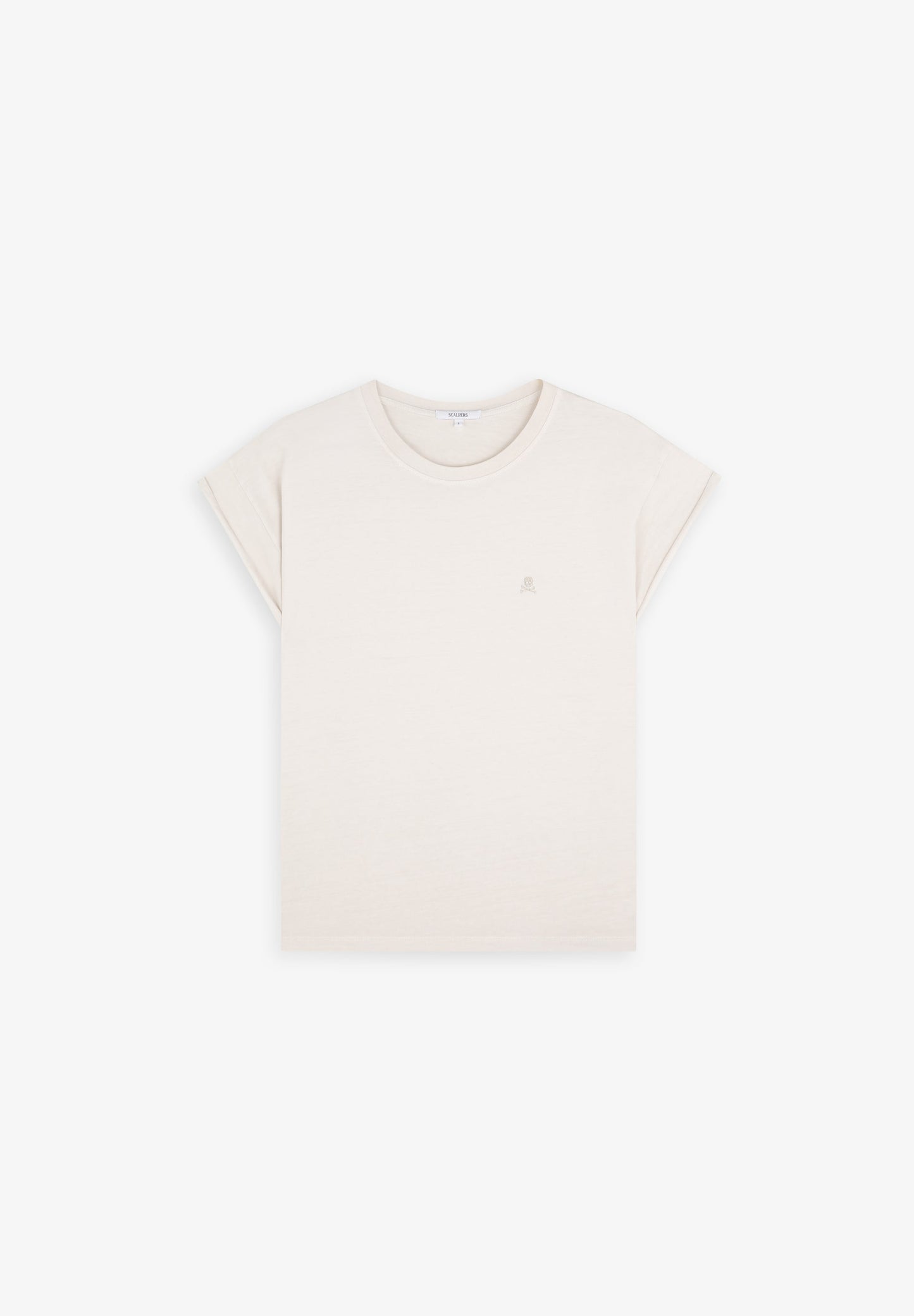 T-SHIRT COM LOGÓTIPO BORDADO