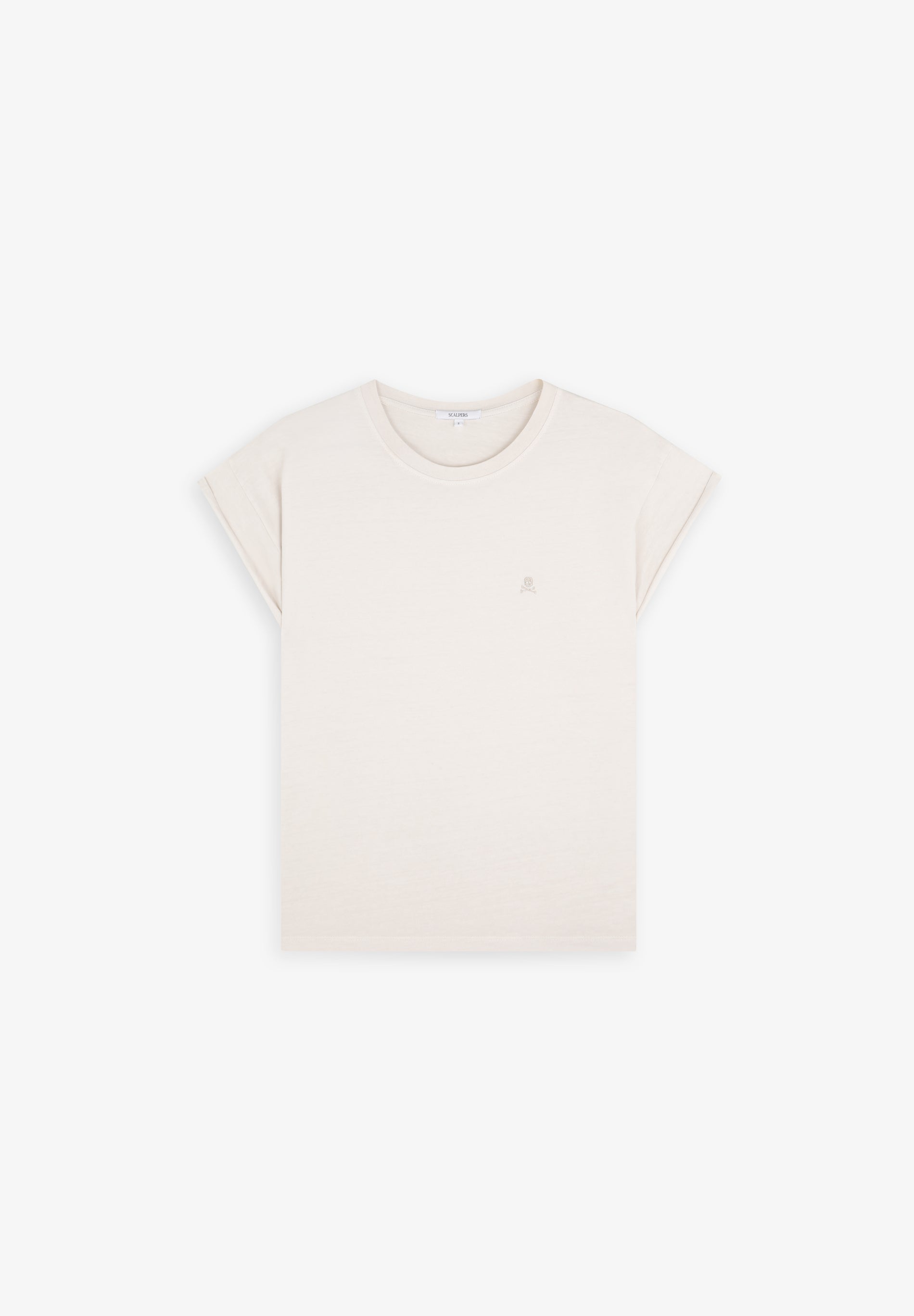 T-SHIRT COM LOGÓTIPO BORDADO