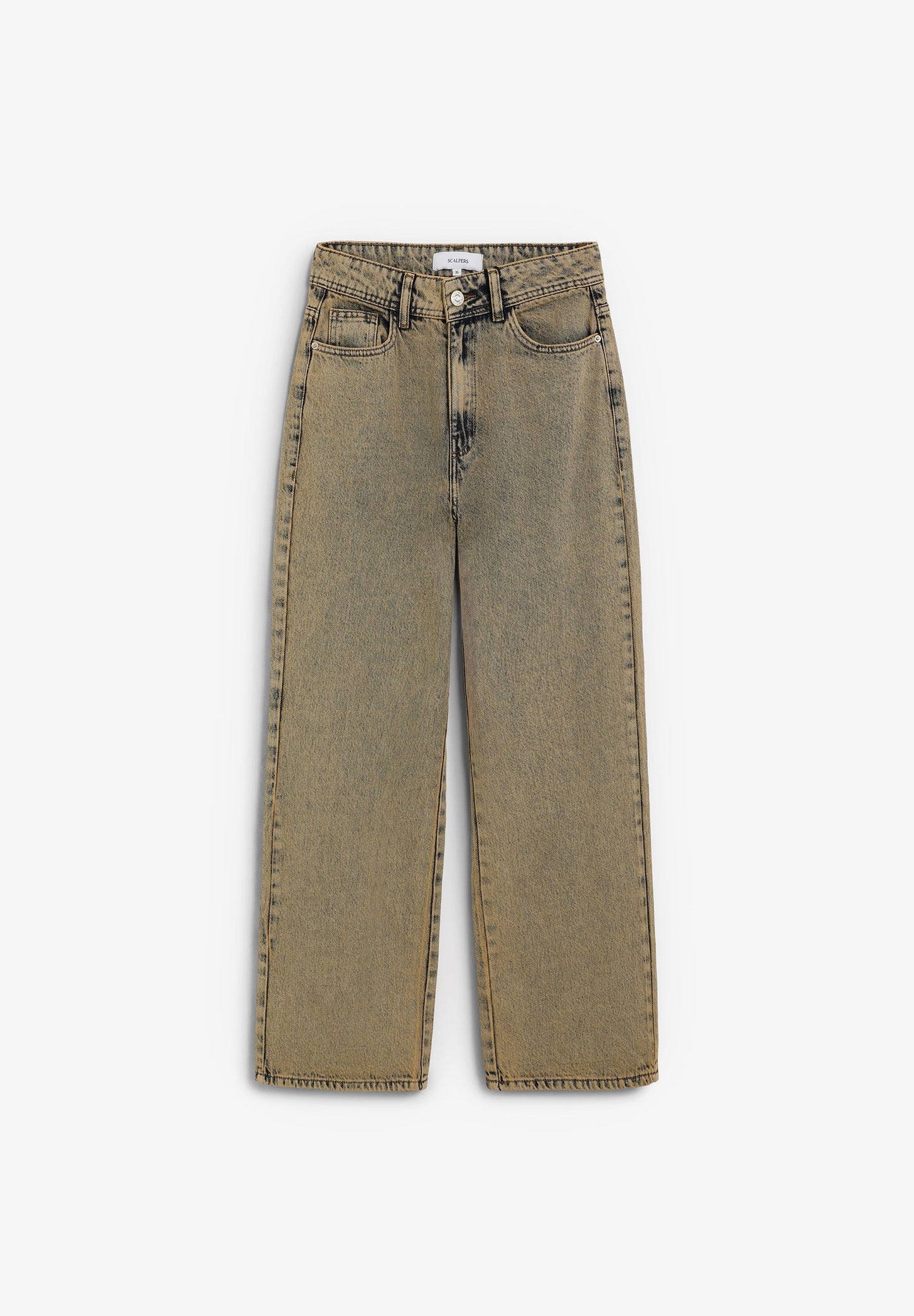 JEANS A DIREITO EFEITO DESBOTADO