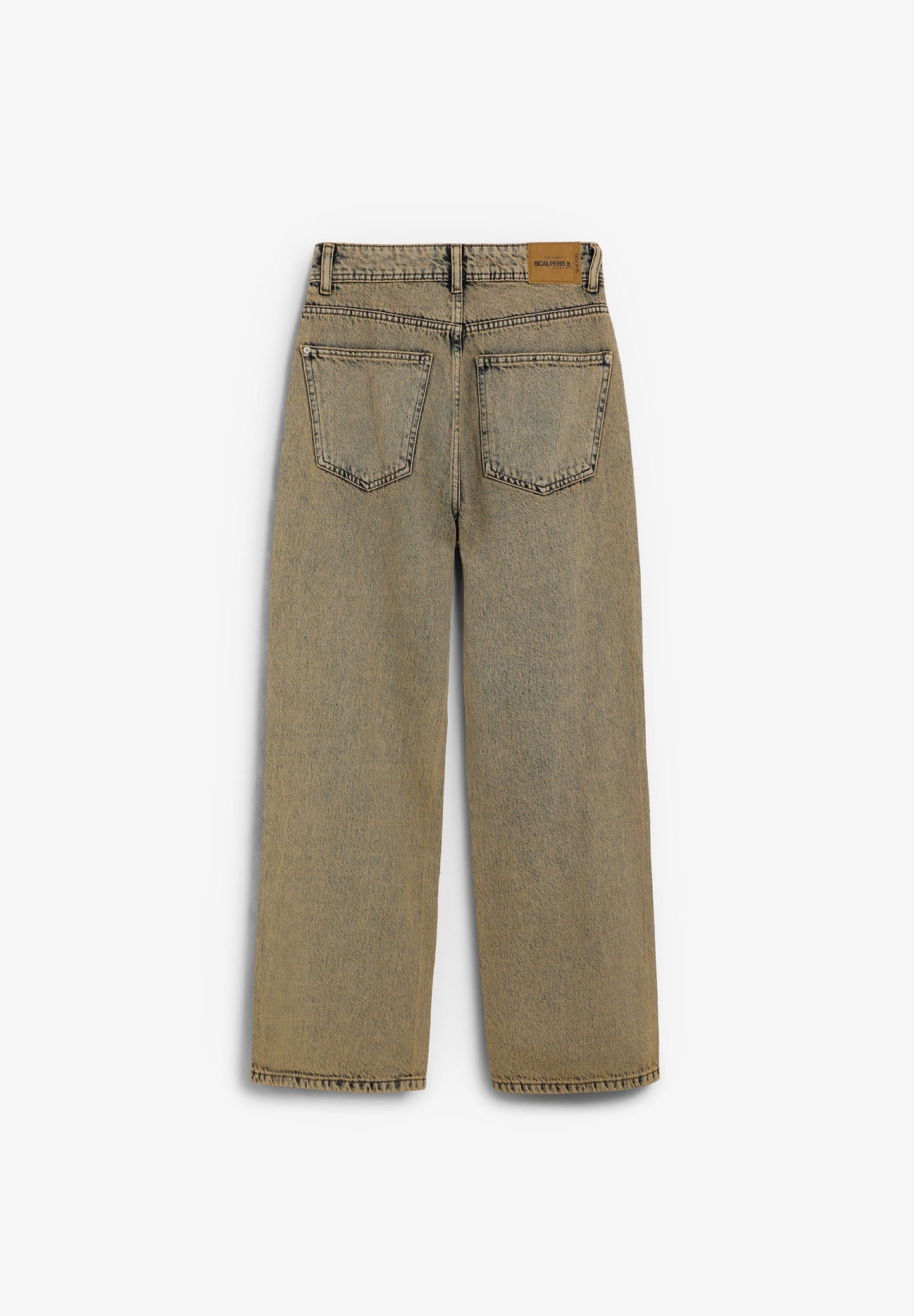 JEANS A DIREITO EFEITO DESBOTADO