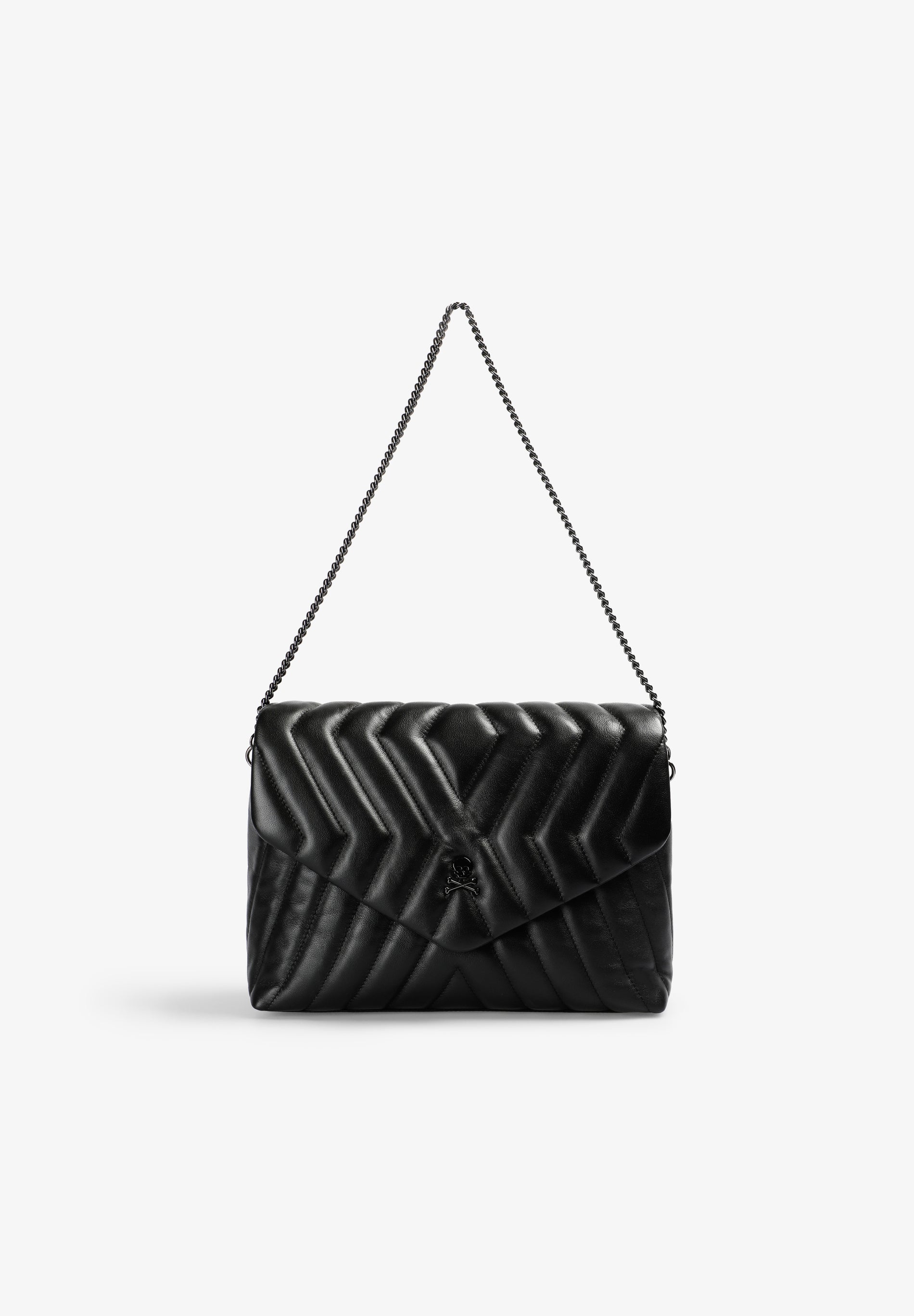 BOLSA DE PELE ACOLCHOADA